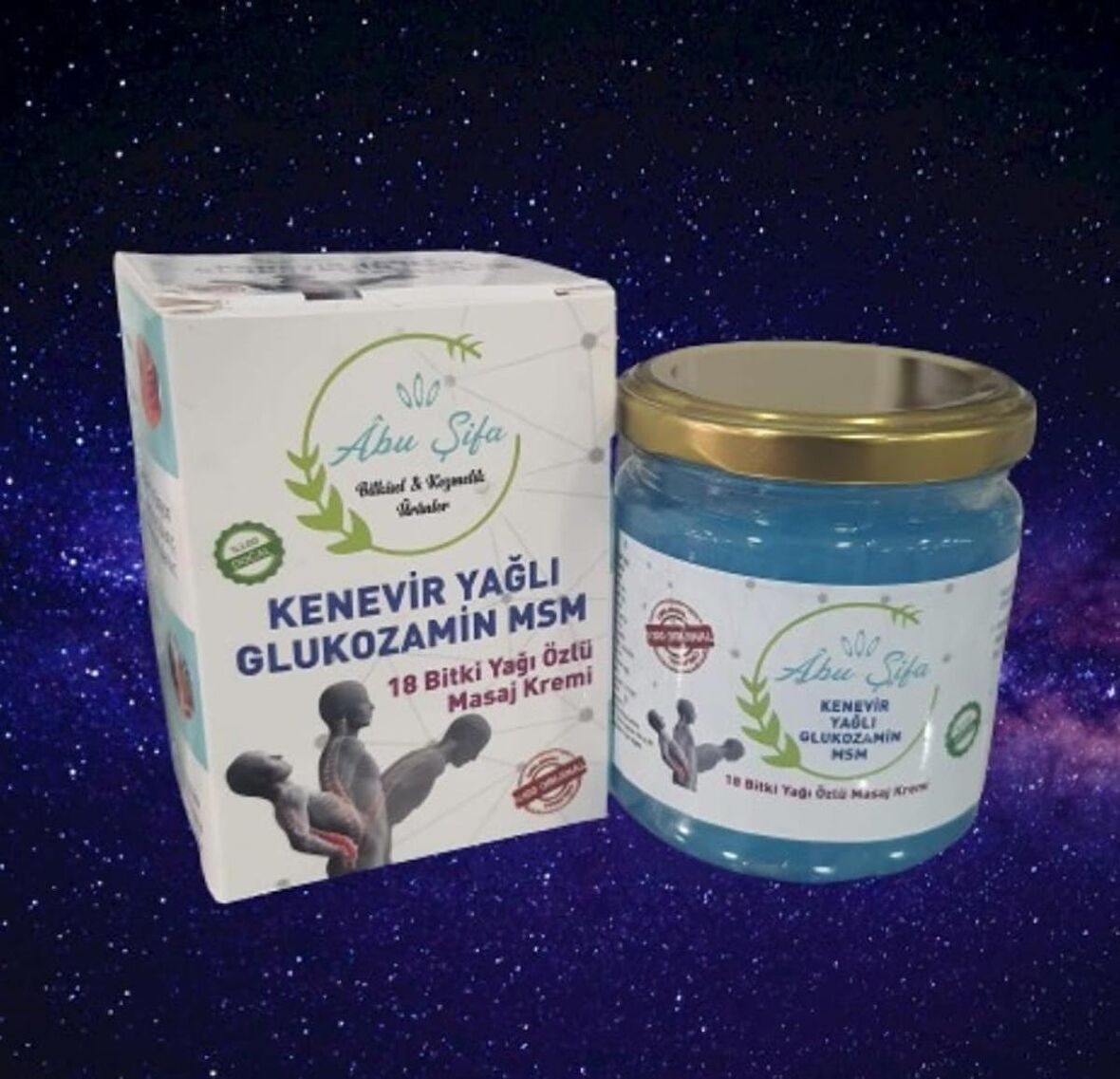 ABU ŞİFA KENEVİR YAĞLI 18 BİTKİ ÖZLÜ MASAJ KREMİ 200 ML