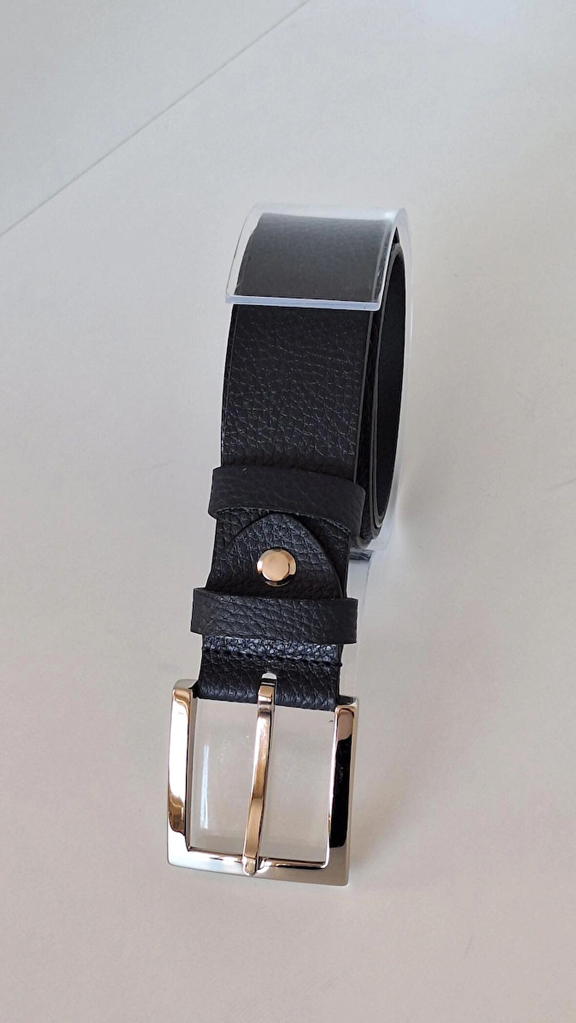 DARKWOOD ERKEK SPOR DERİ KEMER-HAKİKİ DERİ-LACİVERT RENK-EN 4 CM