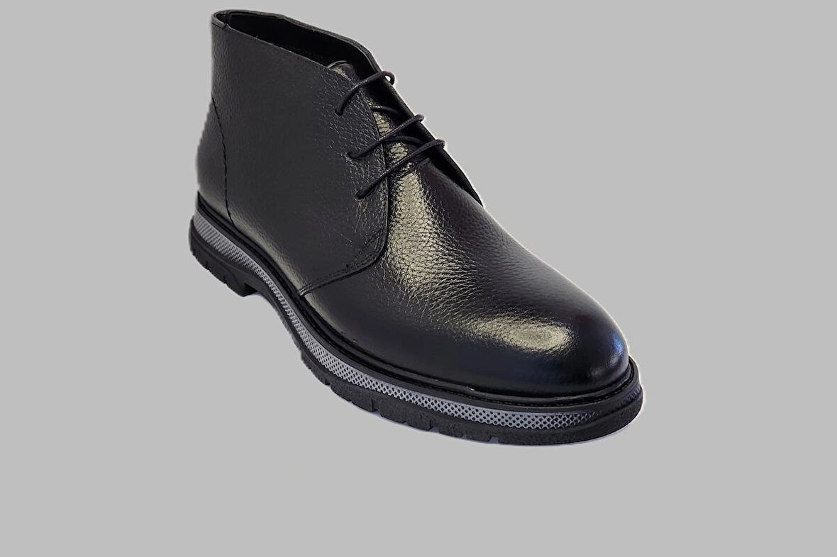 DARKWOOD-ERKEK BOT-HAKİKİ DERİ-SICAK ASTAR-SİYAH RENK