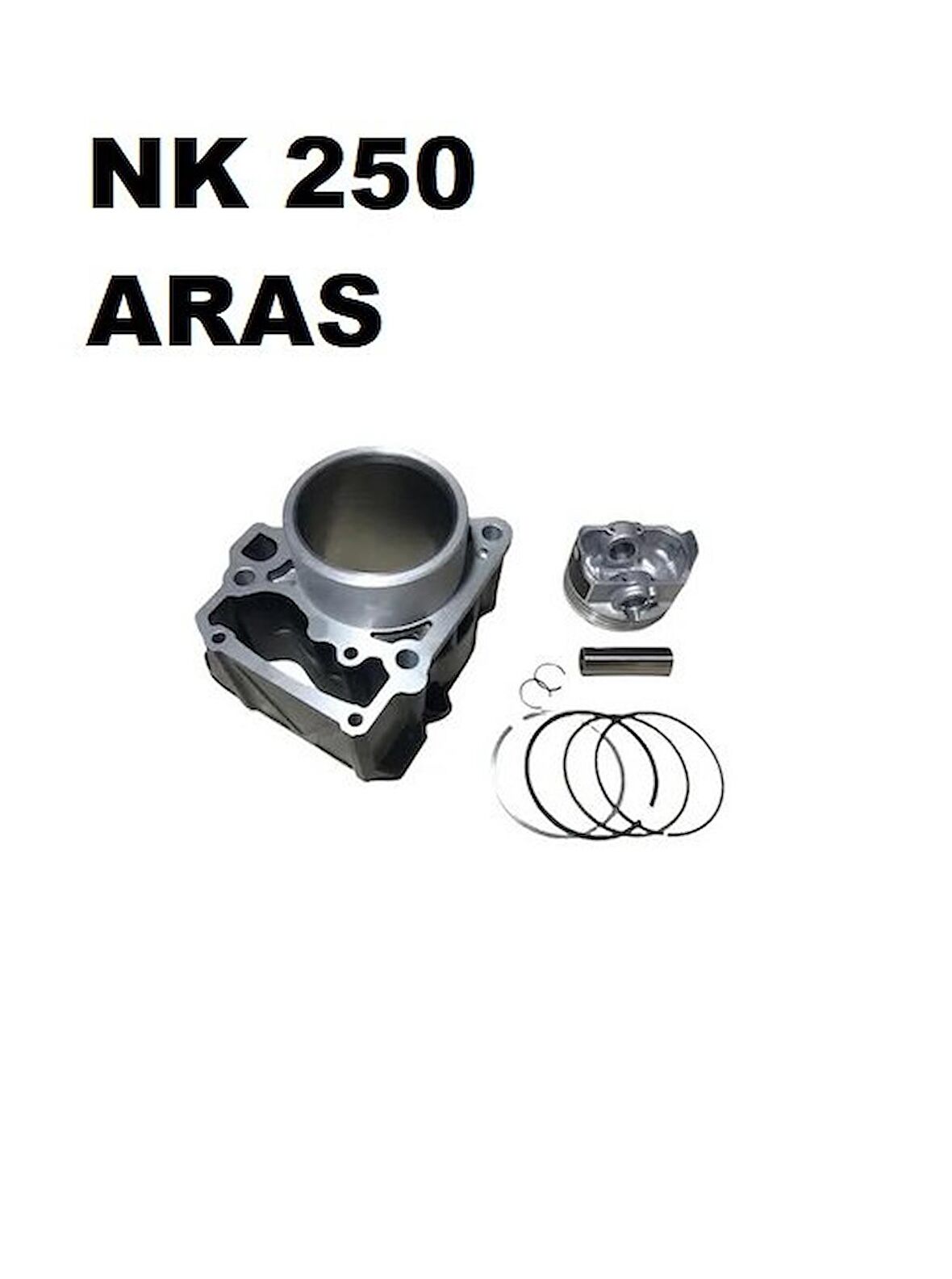 CF MOTO NK 250 SİLİNDİR PİSTON SEKMAN SETİ A KALİTE - ARASMOTO