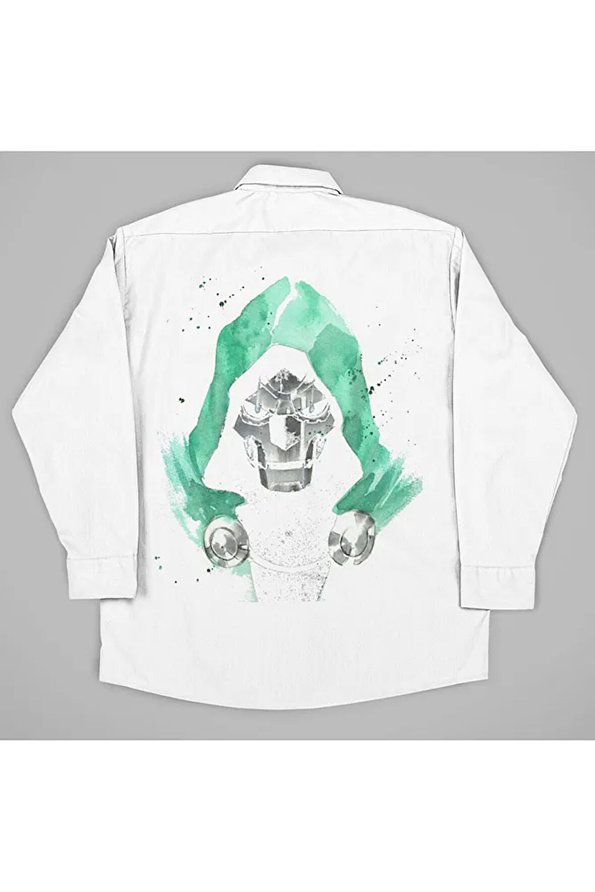 Tasarım Doctor Doomsday Marvel Karakter Baskılı Unisex Gömlek