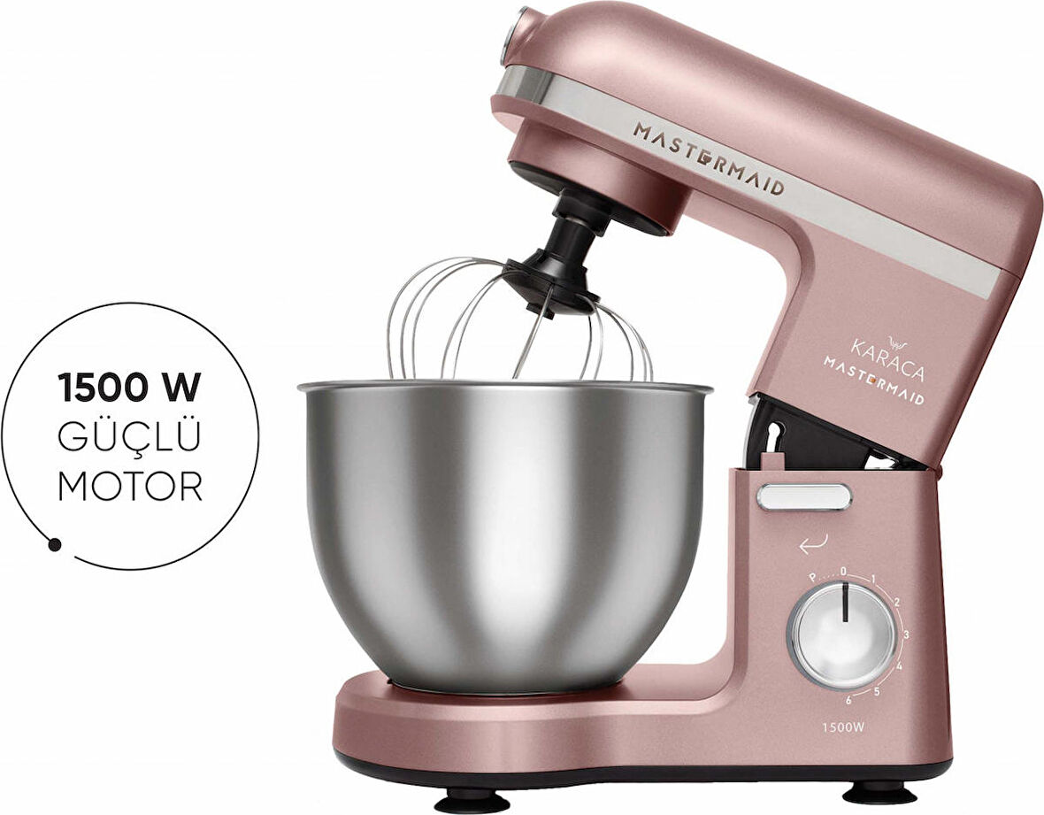 Karaca Mastermaid Chef Stand Mikser 1500W 5 l Rosegold 1500 W 5 l
