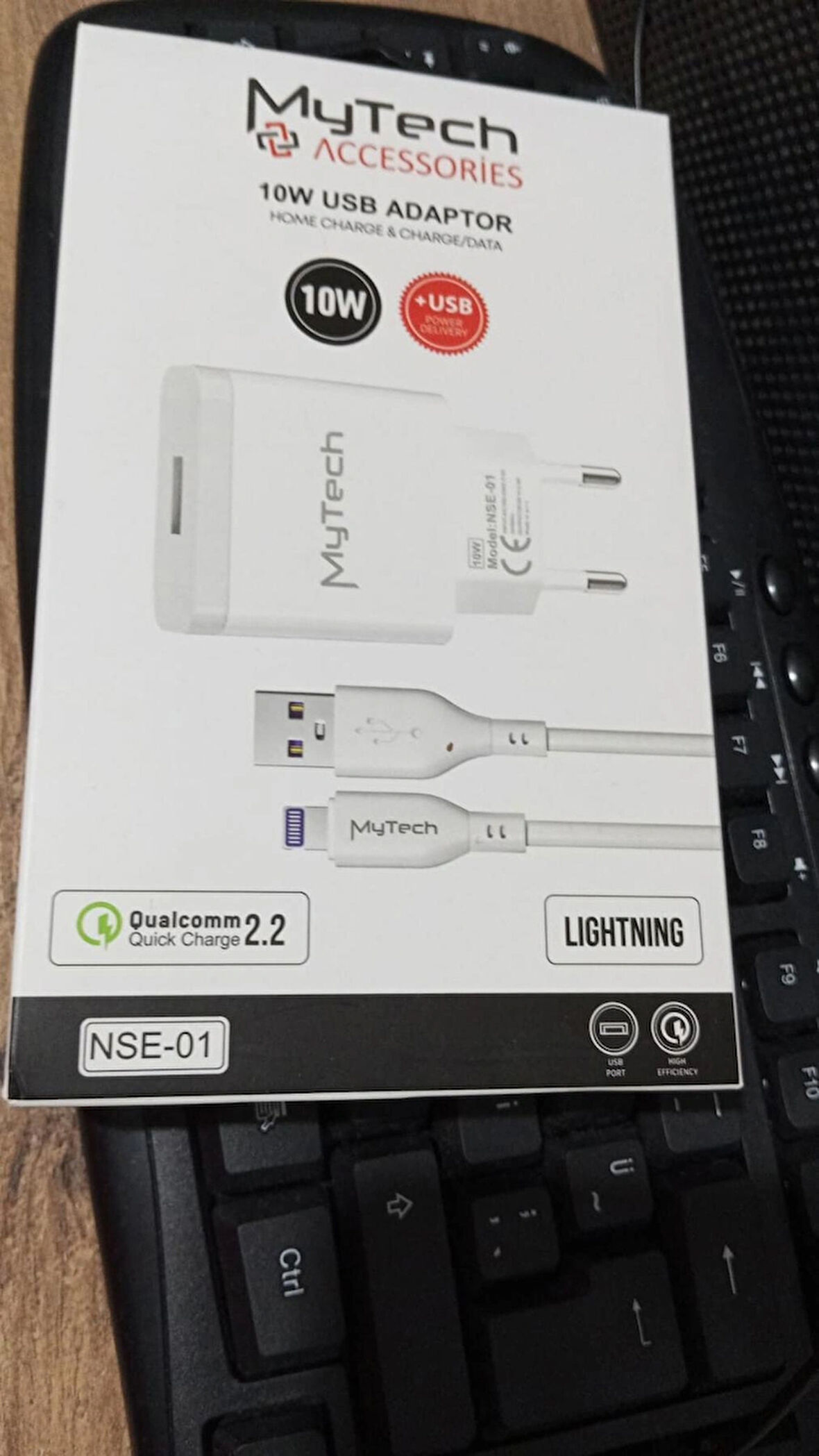 MYTECH 10W USB ADAPTOR+LIGHTNINGH KABLO