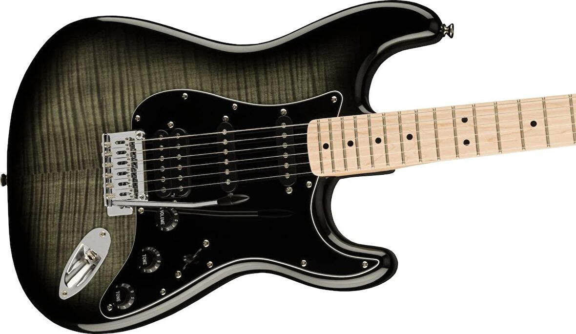 Squier Affinity FMT HSS Akçaağaç Klavye Black Burst Elektro Gitar