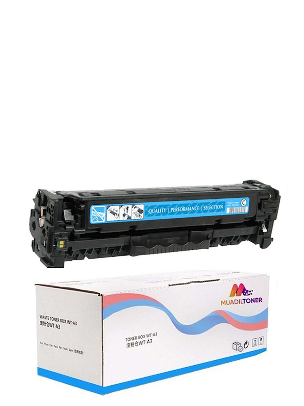 Colorful Toner Hp 305A-CE411A Mavi Muadil Toner