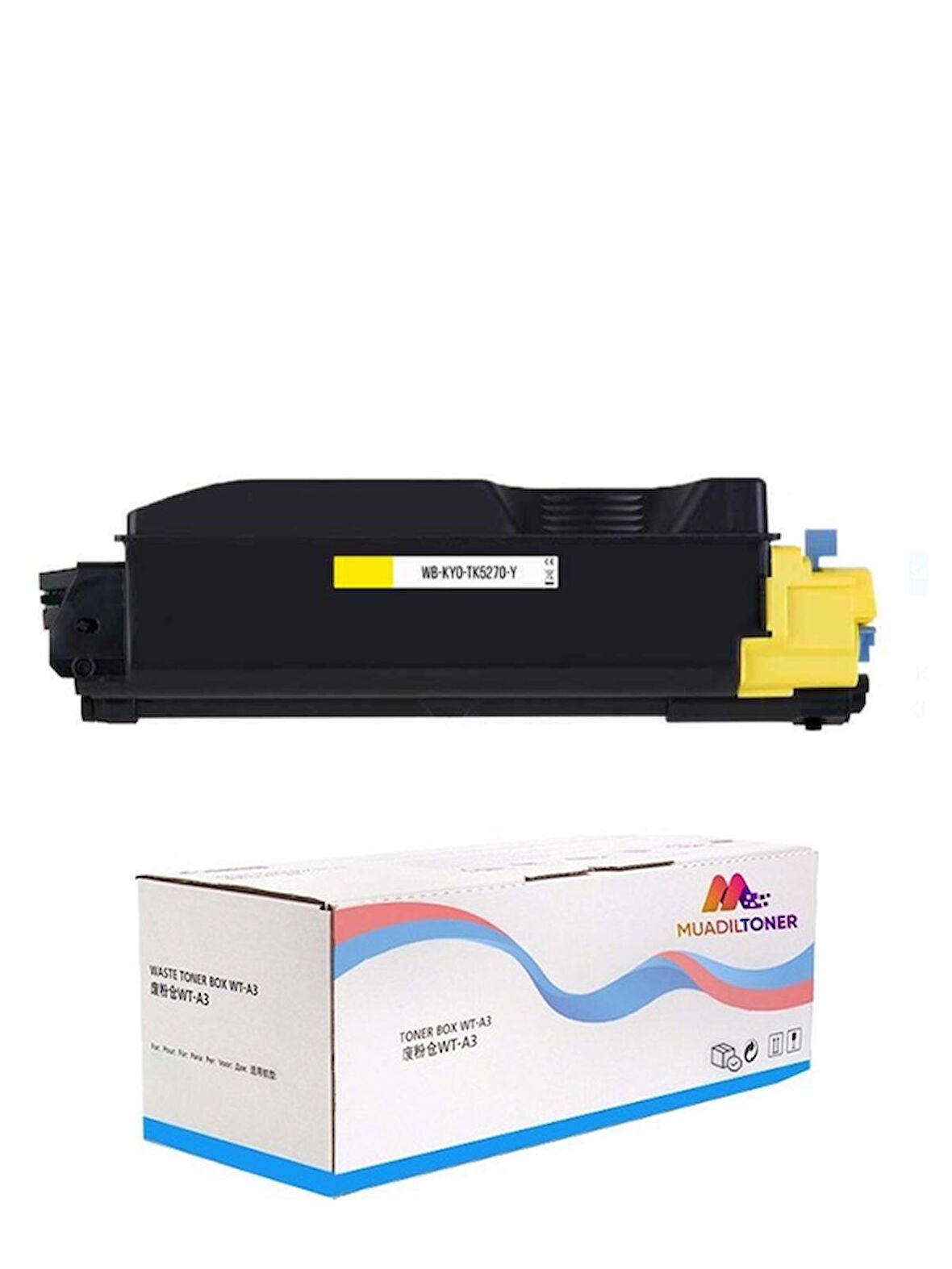 Colorful Toner Kyocera Ecosys M6630cidn TK-5270  Sarı Muadil Toner