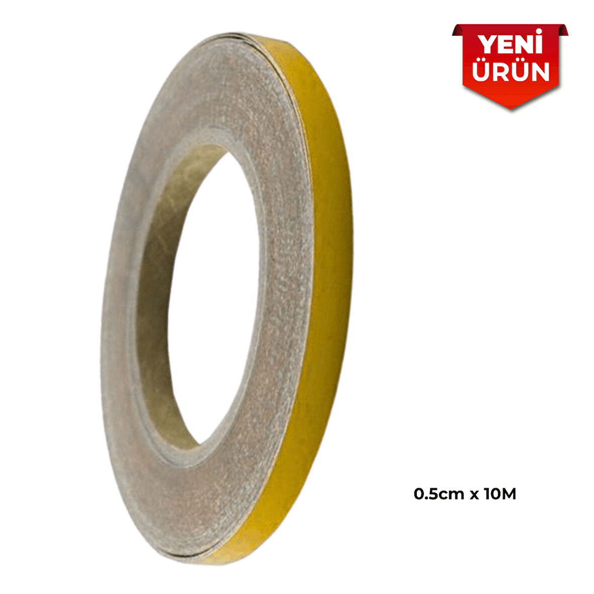 Reflektif Fosforlu Şerit Bant, Düz Reflekte İkaz Bandı 0.5cm x 10M