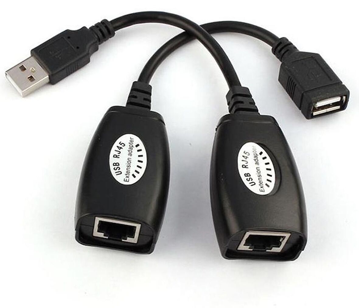 Rj45 Usb Ek Uzatıcı Cat5e 6 Kablosu Ekleme Extender