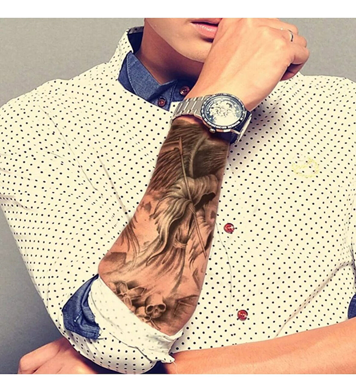 Tattoo Üç Boyutlu Dövme Geçici Dövme 