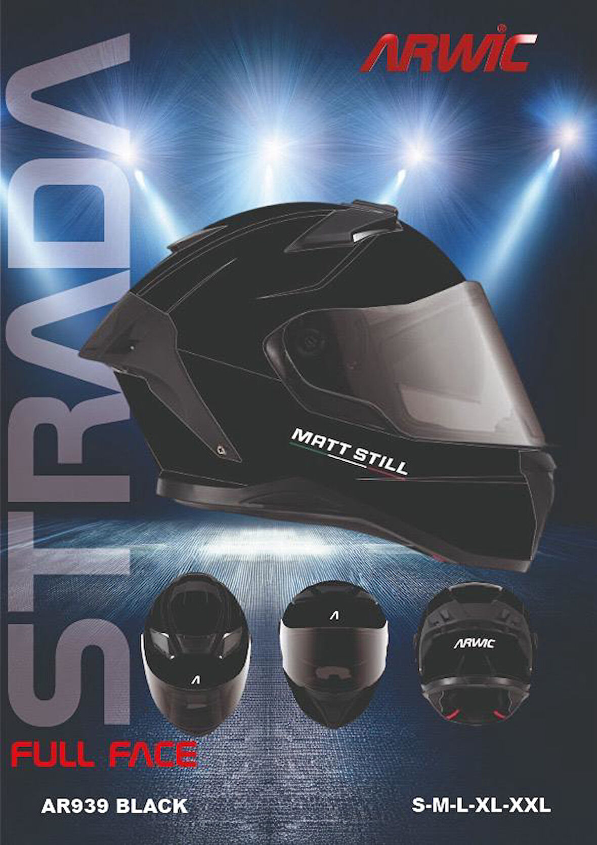 ARWİC KASK AR939 BLACK