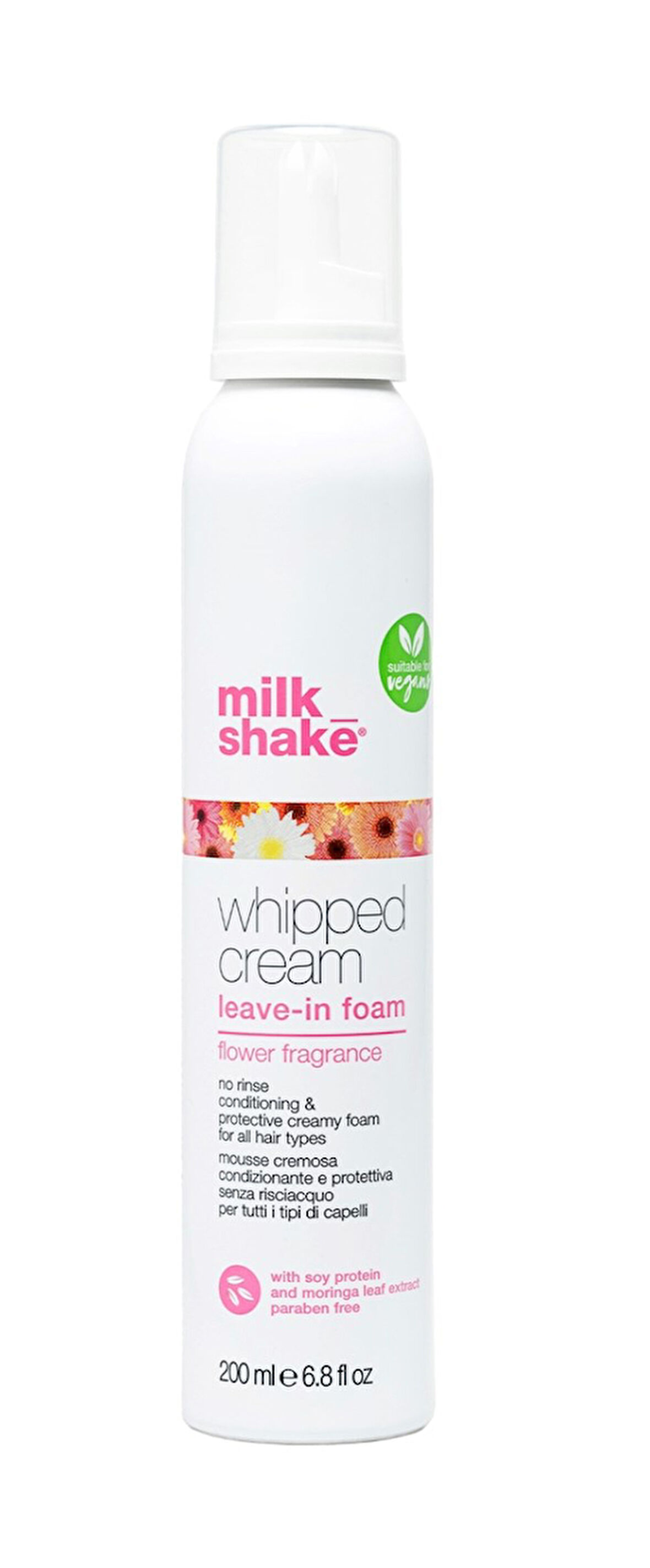 Milk Shake Whipped Cream Flower Koruyucu Durulanmayan Köpük Saç Kremi 200 ml