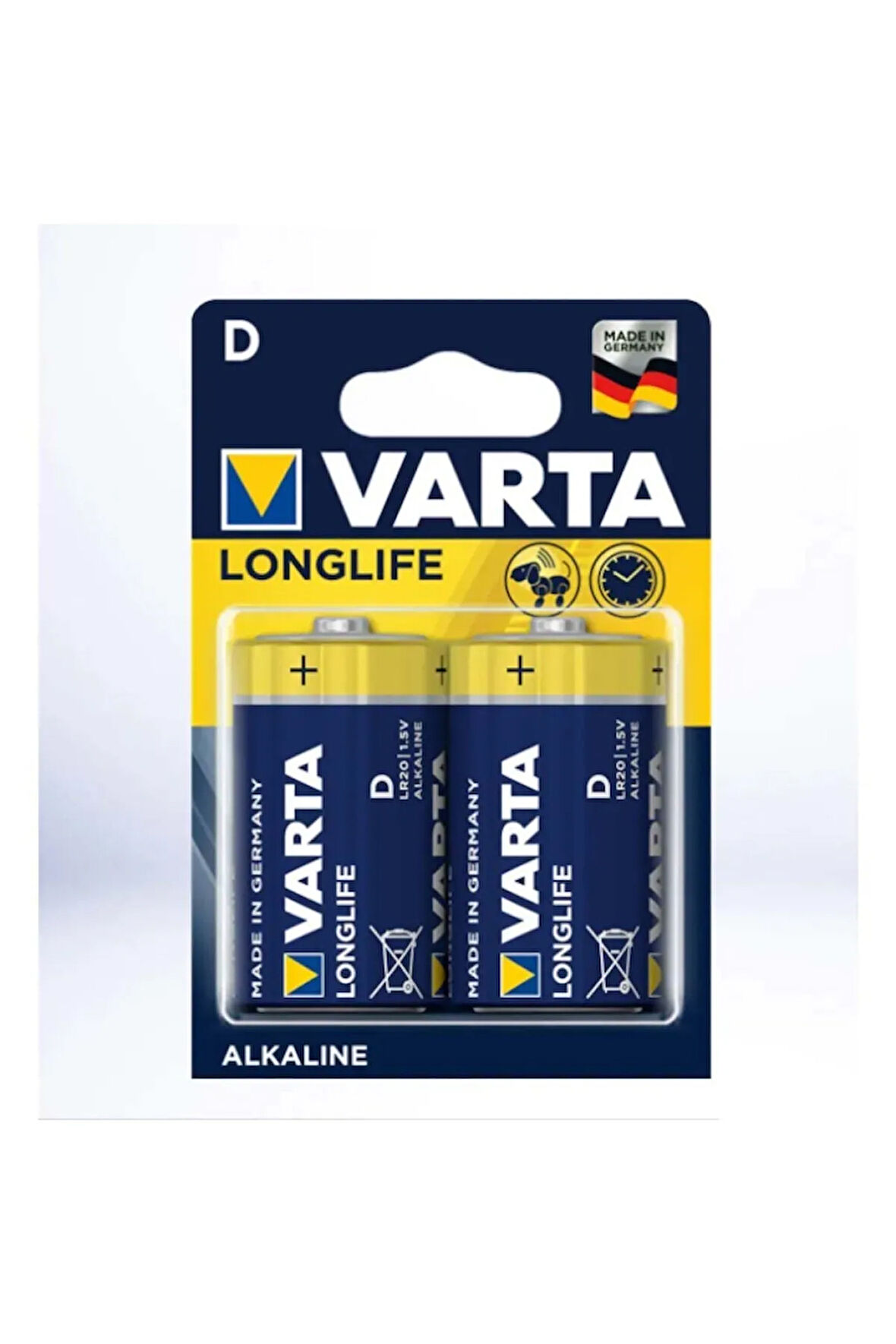 4120 Longlife Alkalin Büyük Boy D Pil 2'li