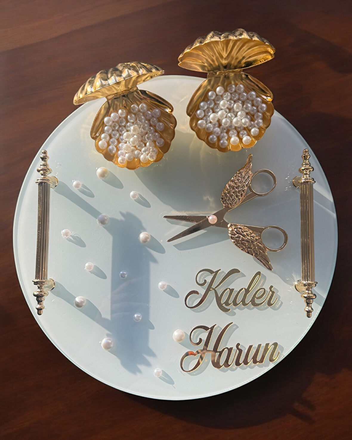 Beloved Gold Söz Tepsisi