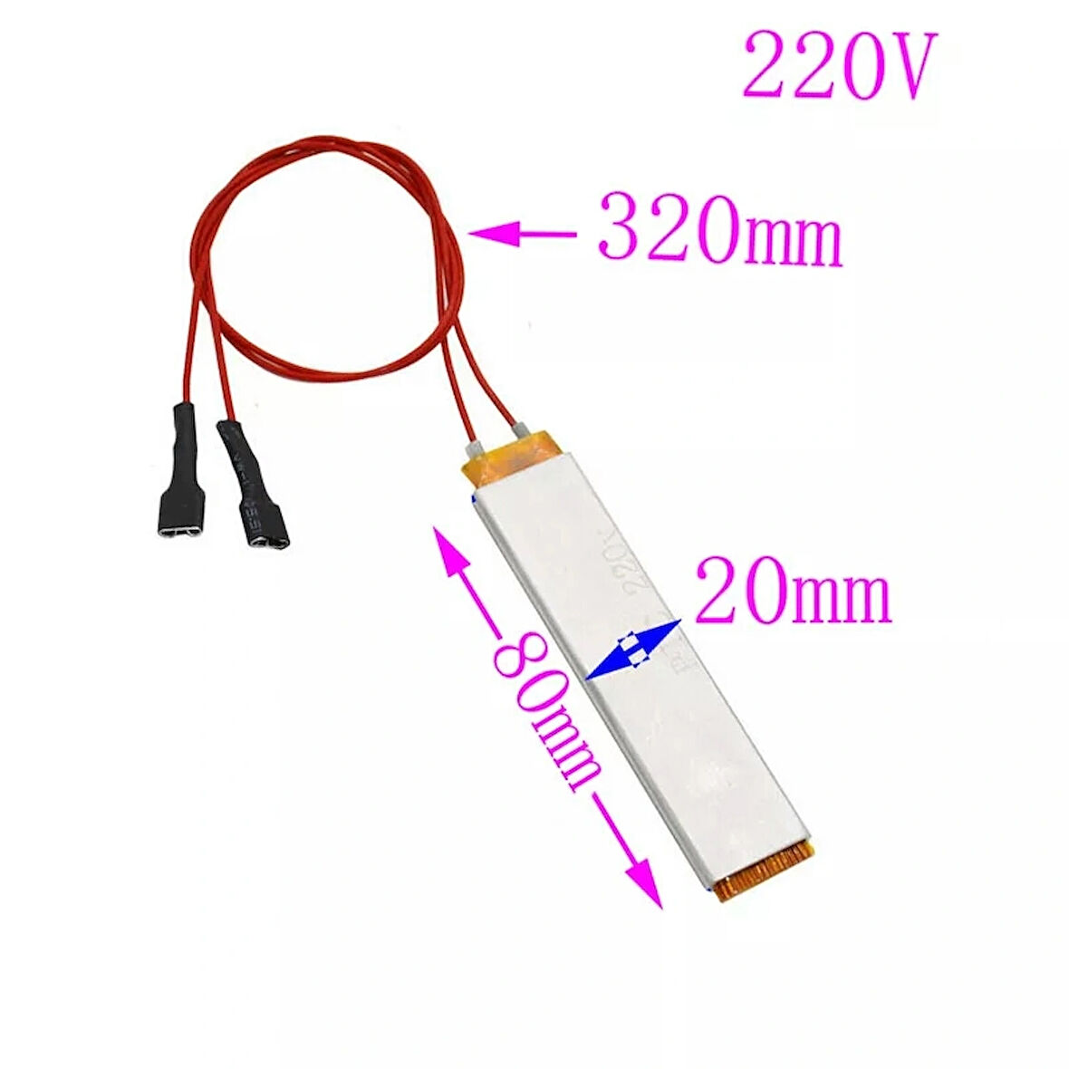 Ptc Isıtıcı 220V Alüminyum Alaşımlı Seramik Isıtıcı