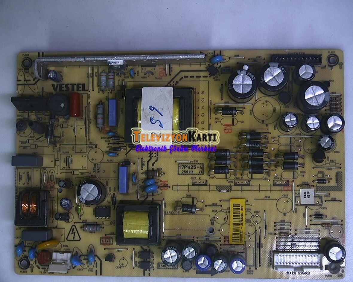 17PW25-4, 20585287, Vestel 32’’, Power Board, Vestel Lcd Power Supply