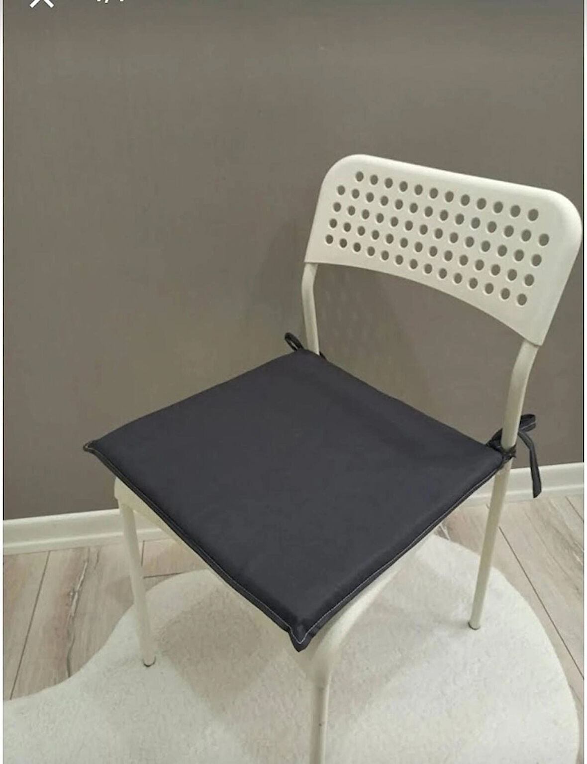 Ege Home lux sandalye minderi antrasit