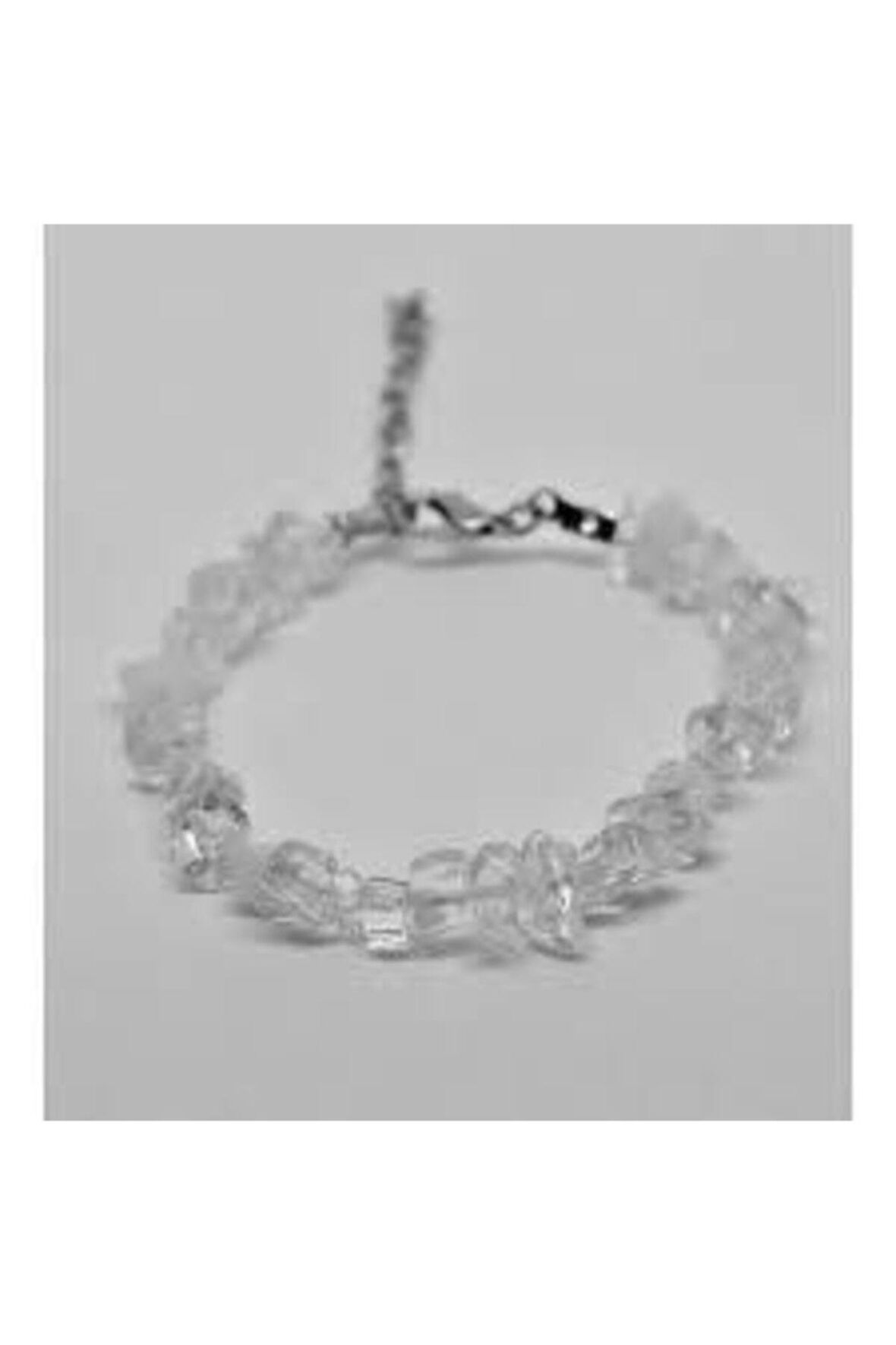 Kristal Kuvars Kırık Doğal Taş Bileklik