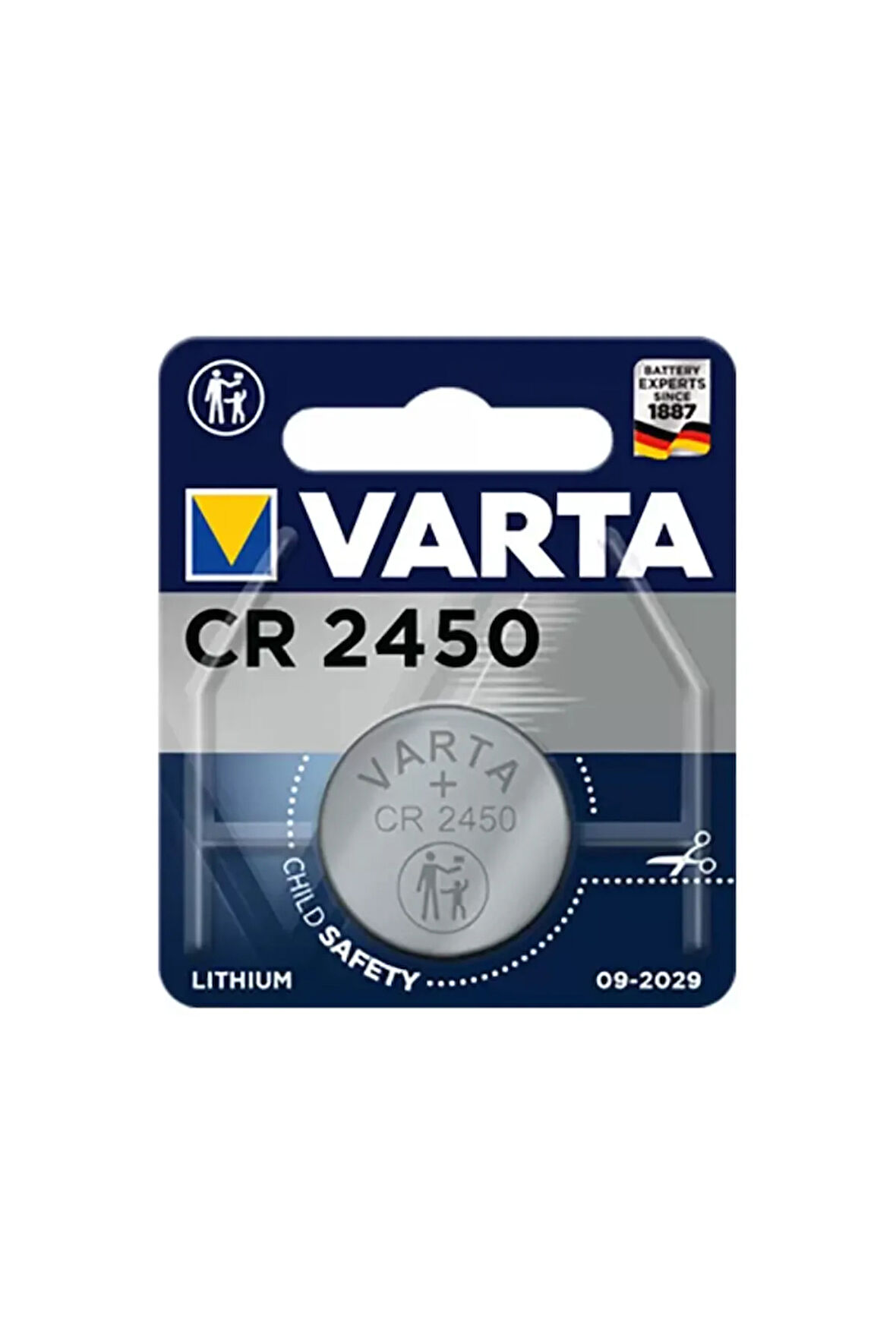 Cr2450 3 Volt Lityum Pil Tekli