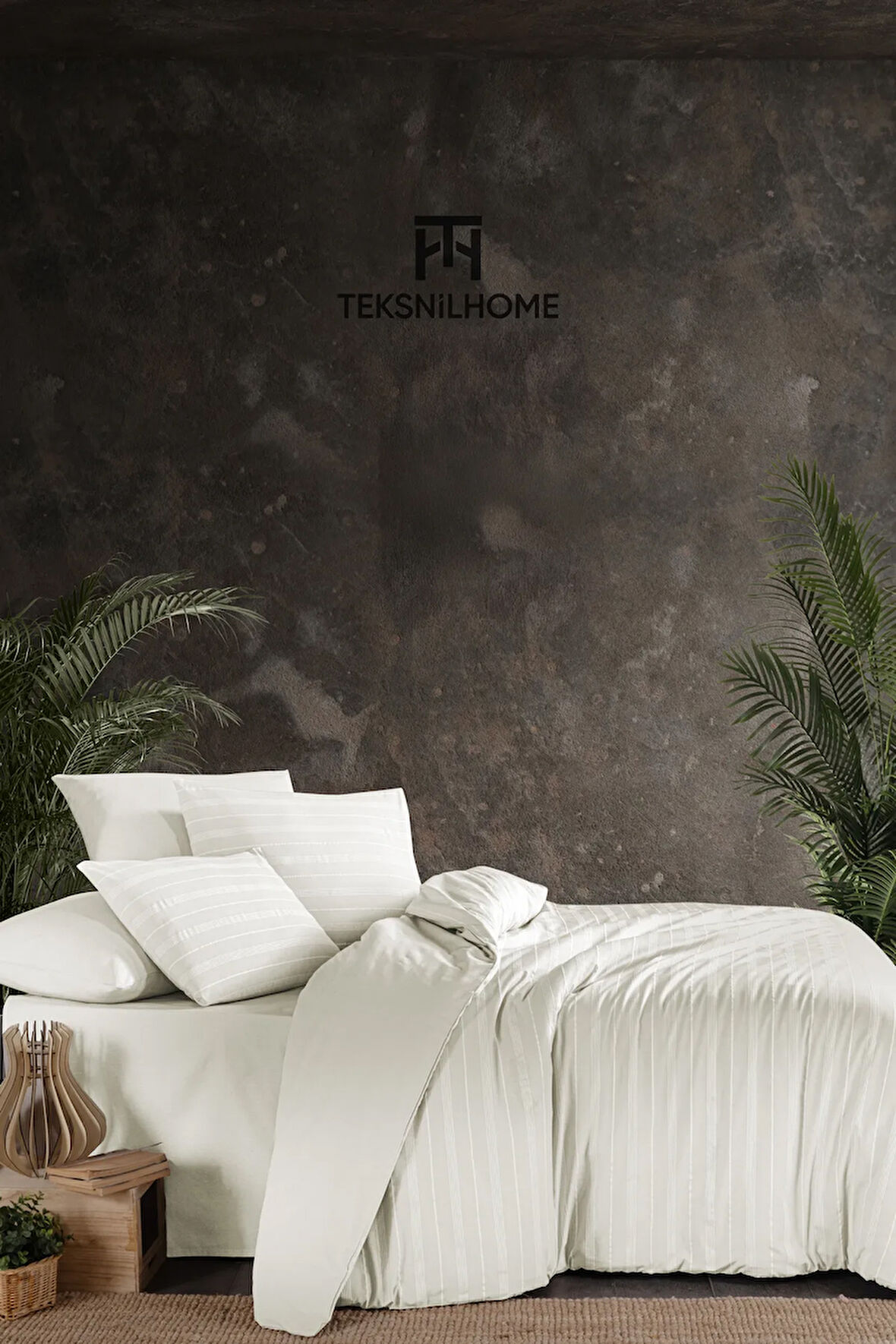 %100 Pamuklu Çift Kişilik Oslo Nevresim Takımı