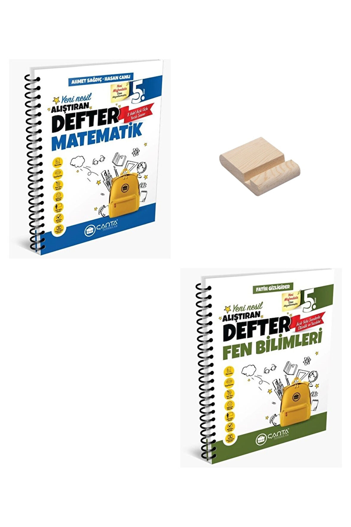 5. Sınıf Matematik ve Fen Bilimleri Alıştıran Defter