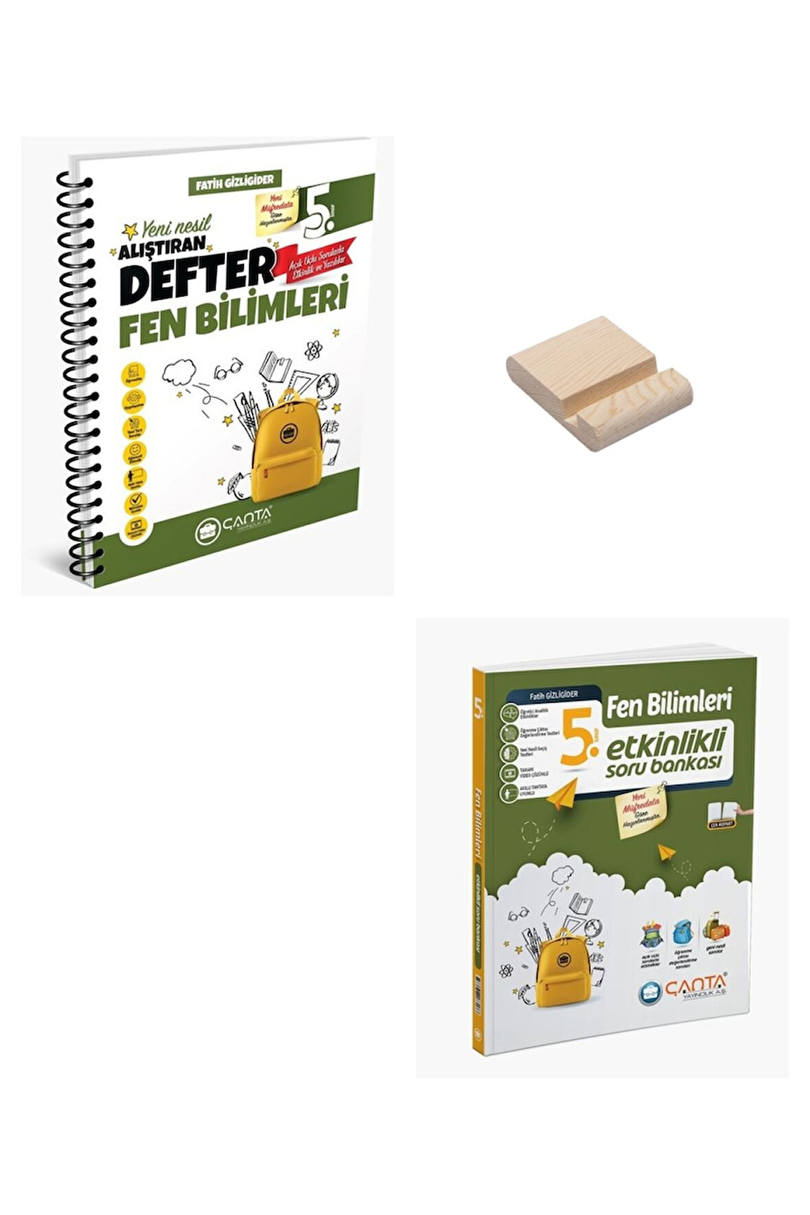 5. Sınıf Fen Bilimleri Alıştıran Defter ve Etkinlikli Soru Bankası