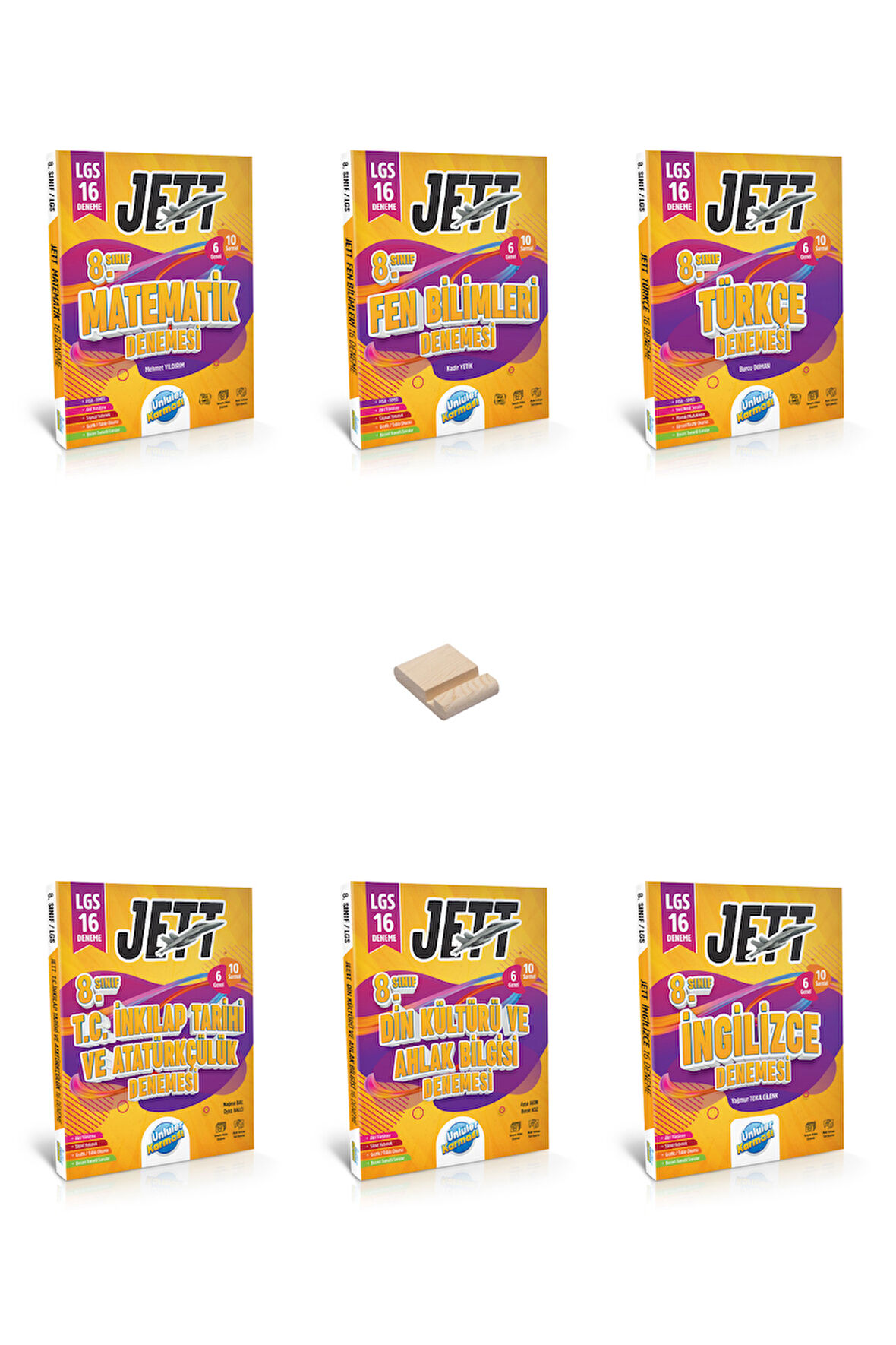 LGS 8. Sınıf JETT Tüm Dersler 6lı Branş Deneme Seti