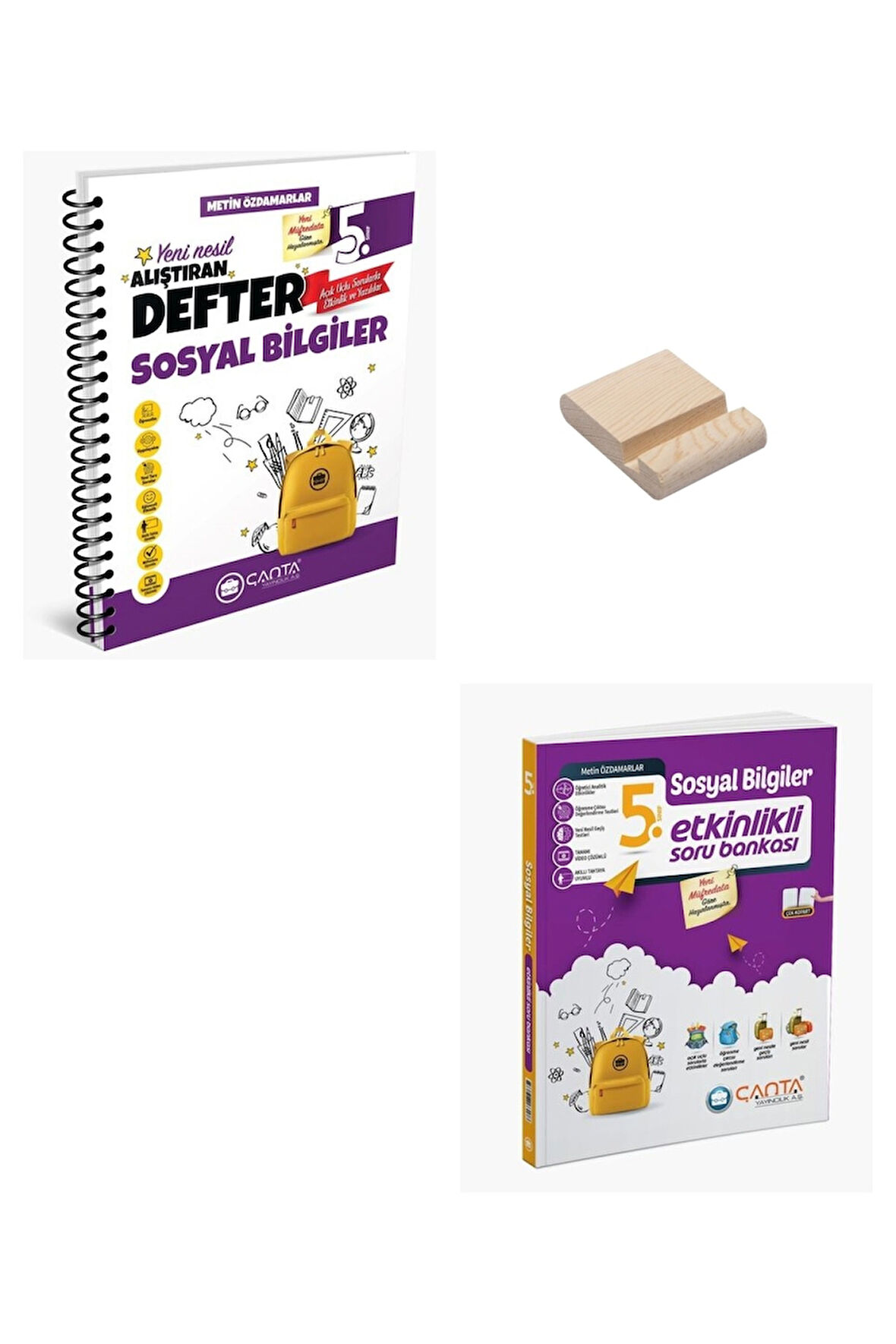 5. Sınıf Sosyal Bilgiler Alıştıran Defter ve Etkinlikli Soru Bankası