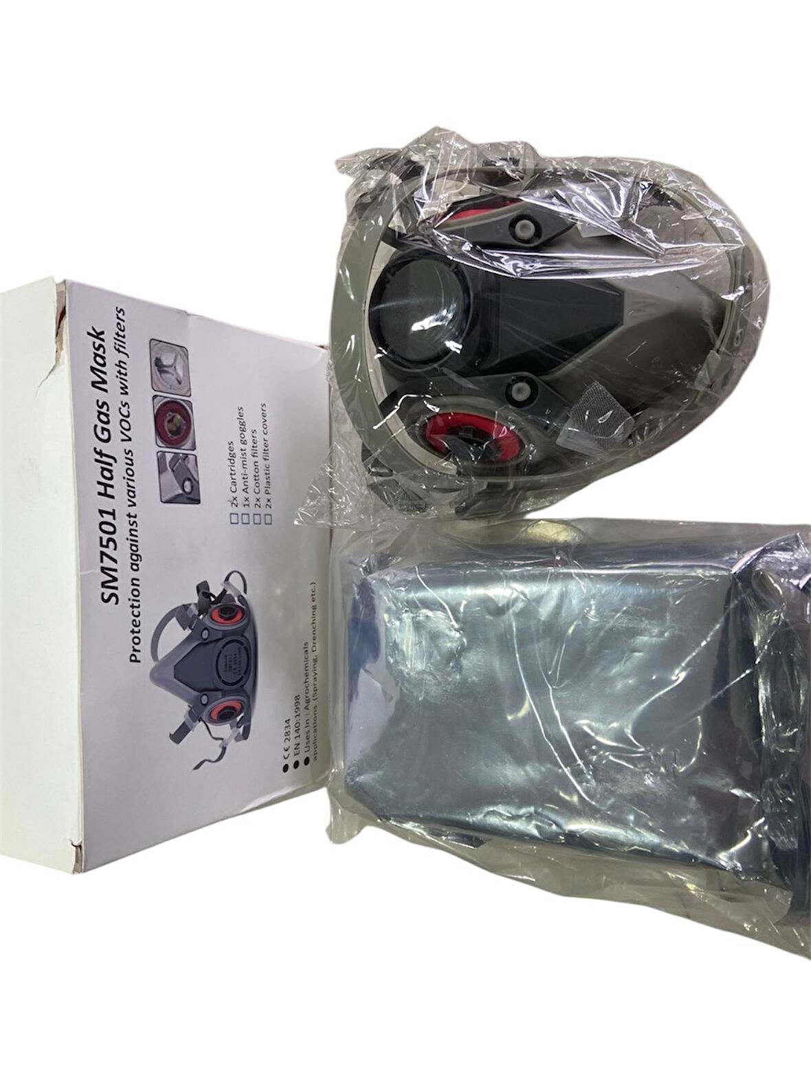 SM7501 KÖMÜRLÜ BOYACI MASKE 