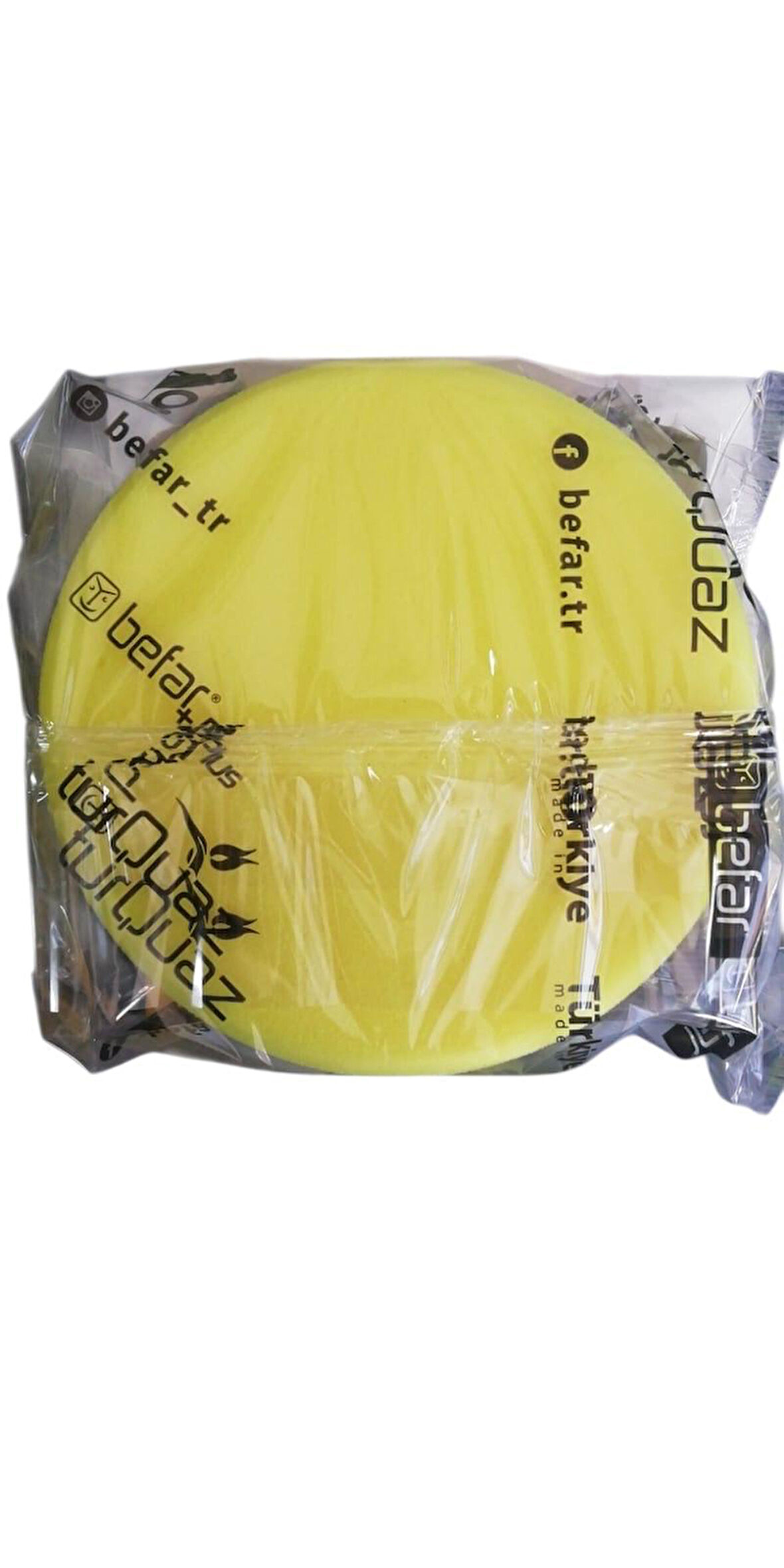 BEFAR OPENCELL VİDALI PASTA SÜNGERİ SARI 150MM OP1004