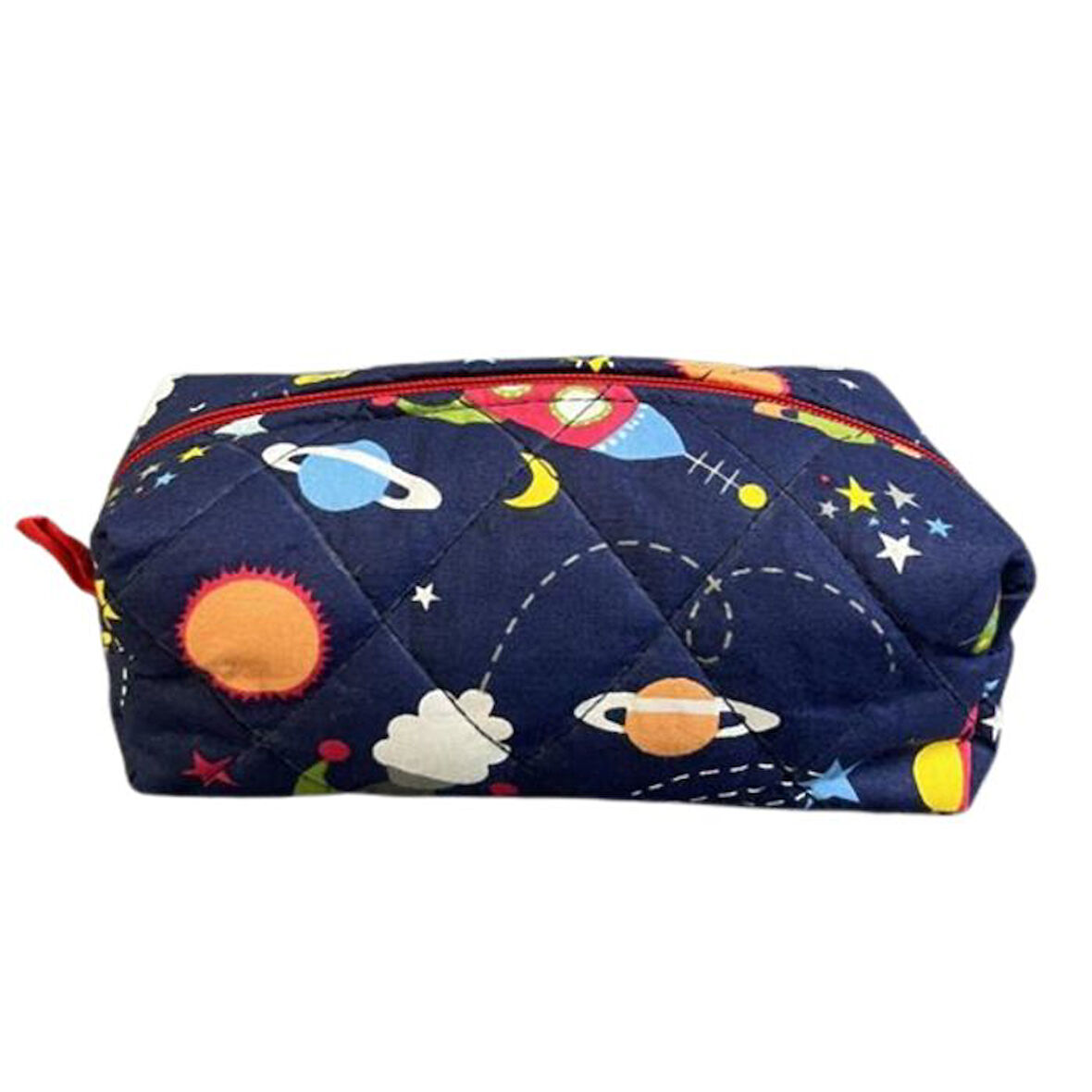 Uretti - Ege 7366 El Yapımı Pamuk Kumaş Kalemlik / 10cm x 18 Cm