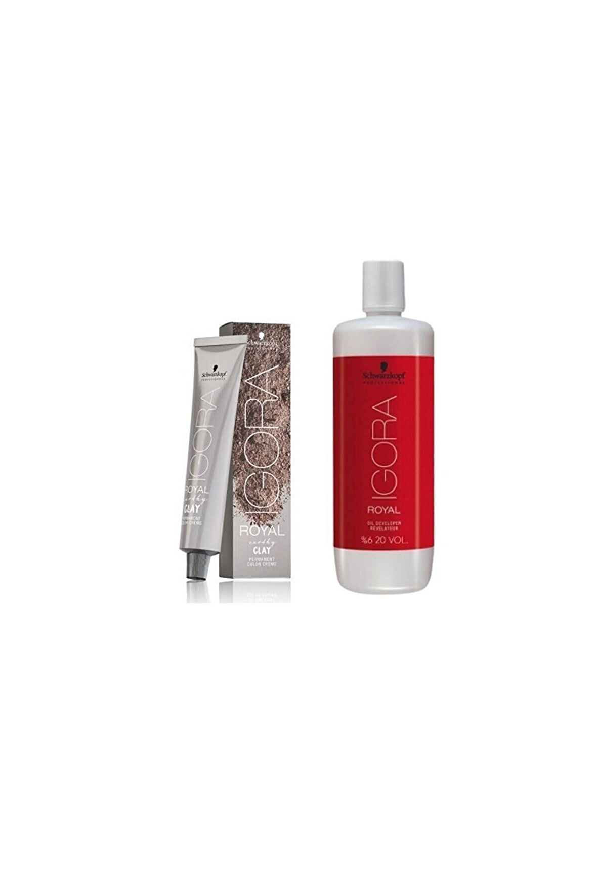 9 Adet Igora Royal Raw Essentials 7-21 Kumral Küllü Sandre Saç Boyası + 1l Oksidan
