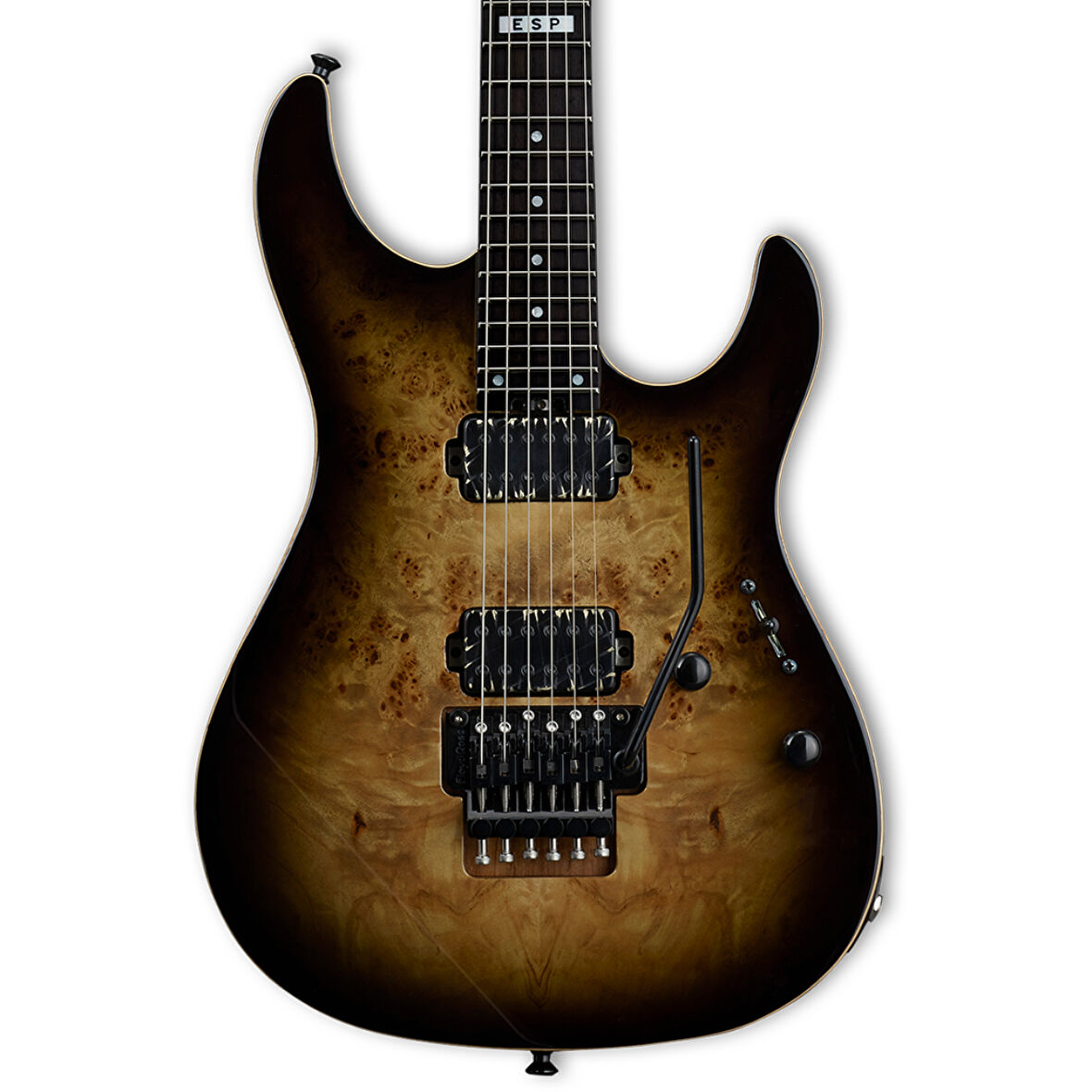 ESP E-II SN-II Nebula Black Burst Elektro Gitar