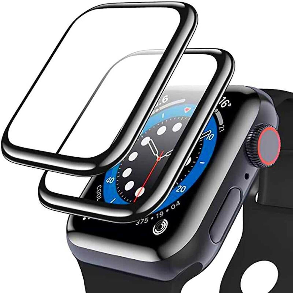 Apple Watch 7 41mm Redclick Pmma Pet Saat Ekran Koruyucu