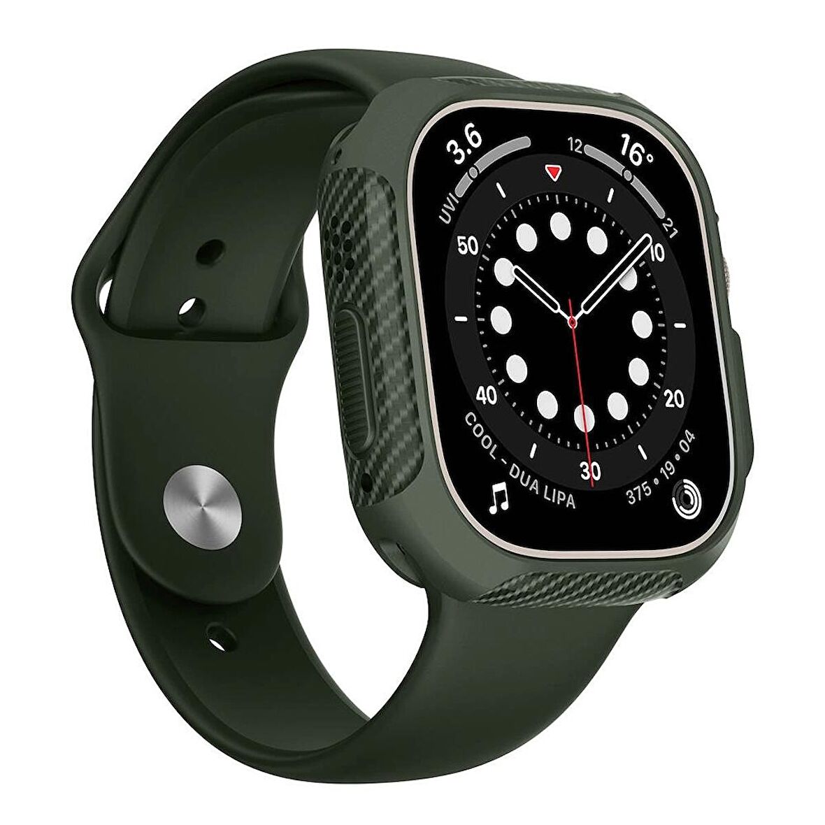 Apple Watch Ultra 49mm Silikon TPU Kasa Koruyucu Redclick Watch Gard 31