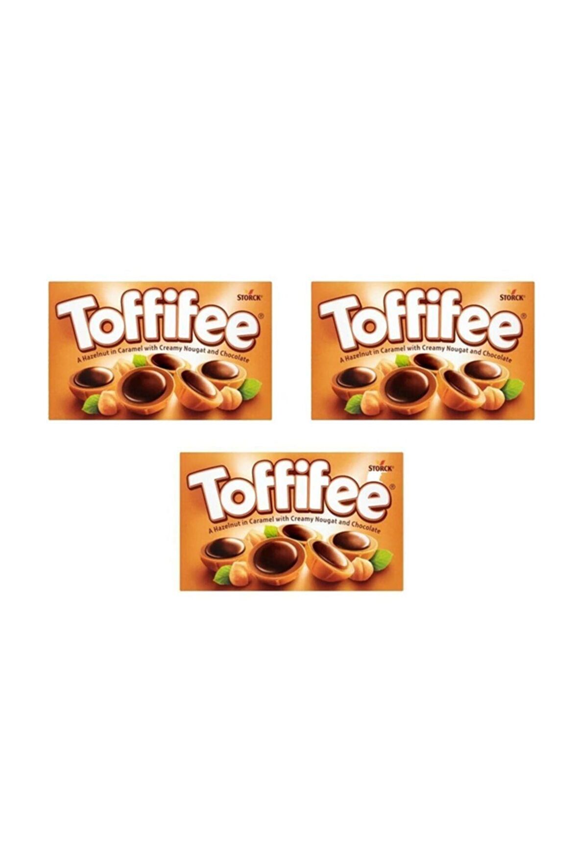 Toffifee Fındıklı Karamelli Çikolata 125 gr x 3 Adet