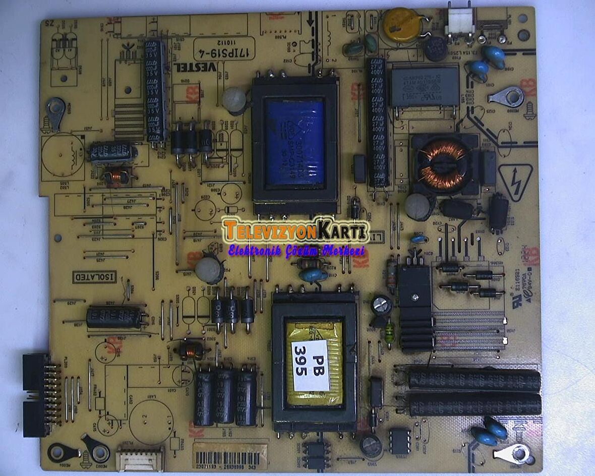 17IPS19-4, 23071193, Vestel 32VH3025D, Power Board, Besleme, LTA320AP33