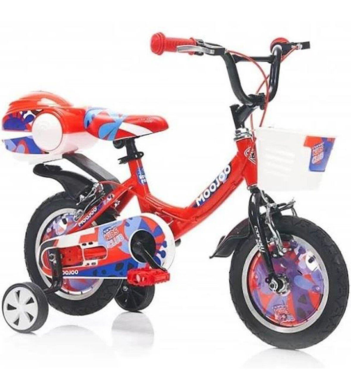 Corelli Moojoo Alüminyum Kadro Aksesuarlı 12 Jant Çocuk Bisikleti Kırmızı 2-4 Yaş
