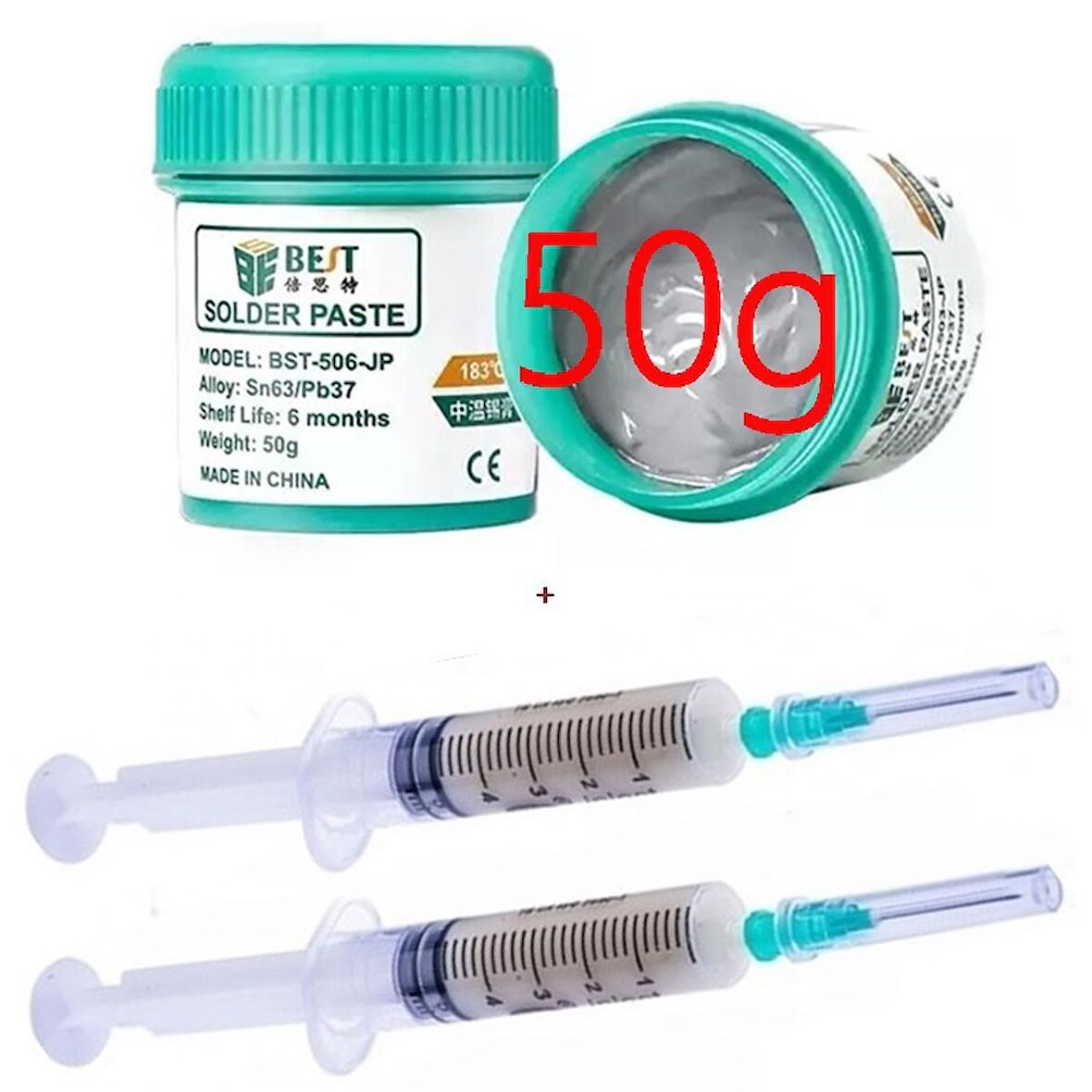 Solder Krem Lehim Best 50g Sıvı Lehim ve Flux Lehim Toplama Seti