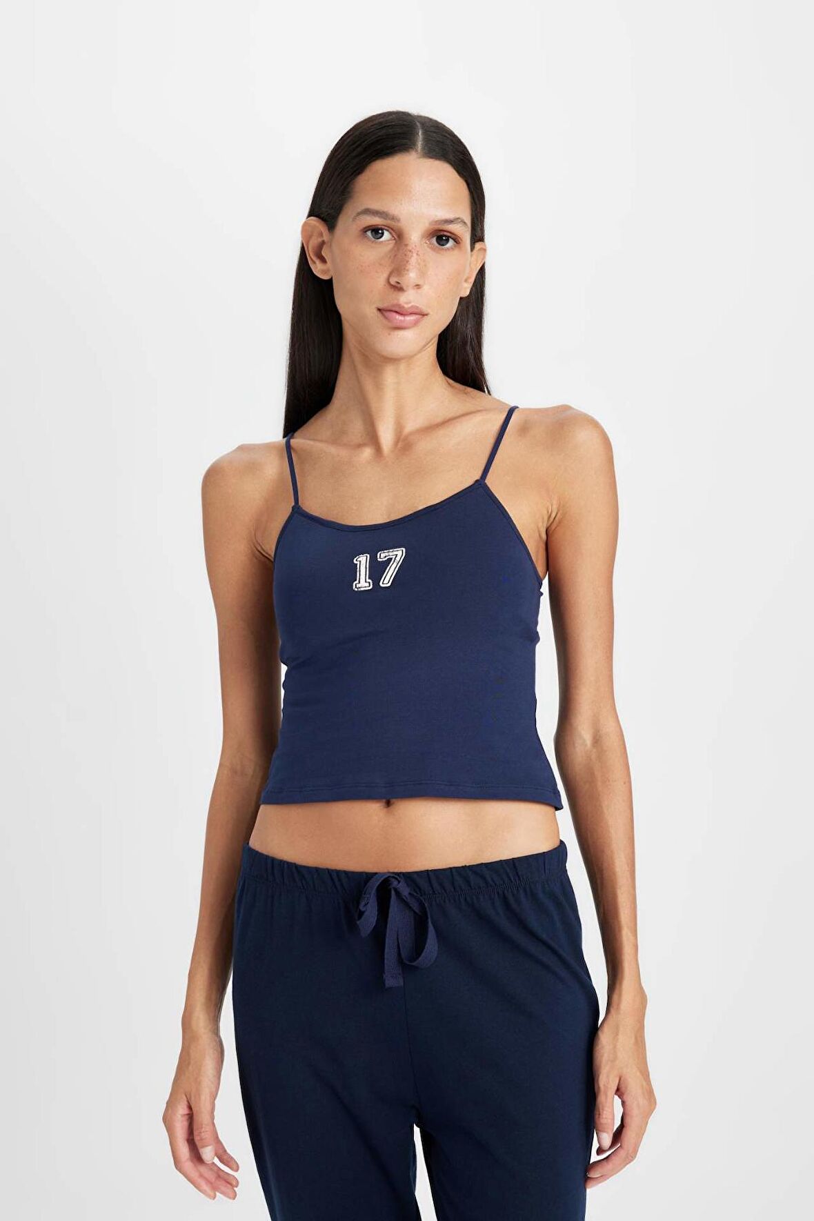 DeFacto Baskılı İnce Askılı Atlet-Fall in Love C5121AX24AUNV31