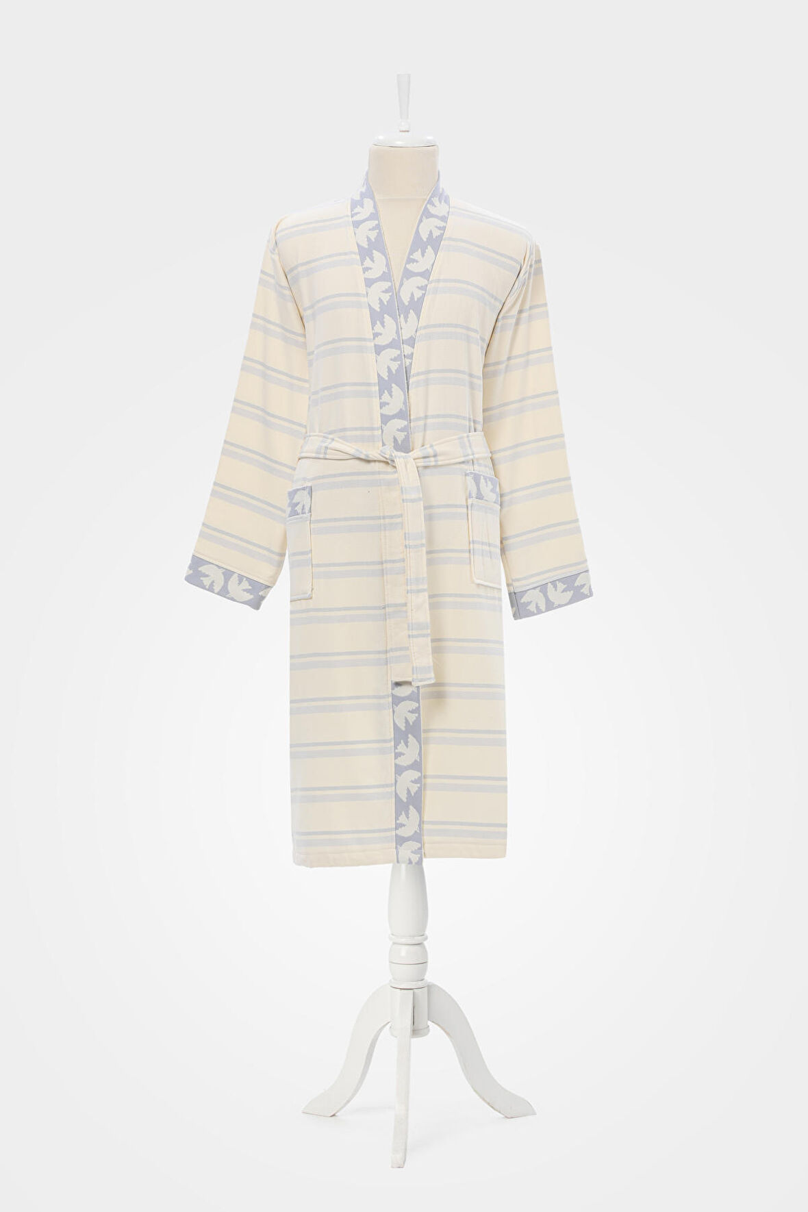 Özdilek Birds Peştamal Kimono Bornoz S/M Beden