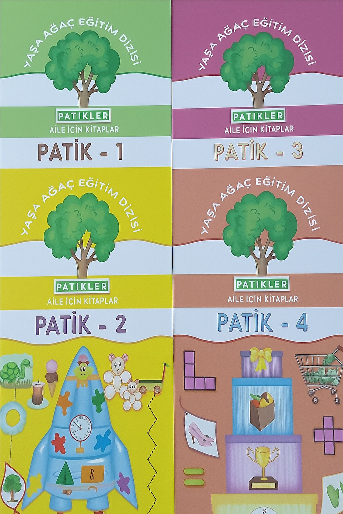 Yaş Ağaç Eğıitim dizisi patik (1-2-3-4)kitap