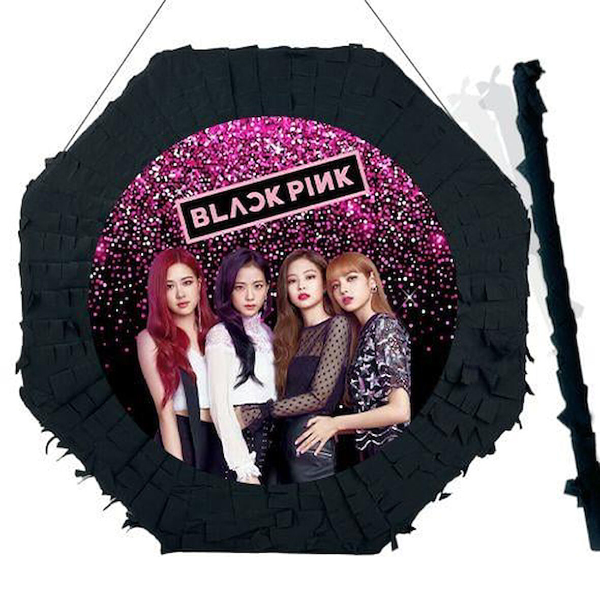 Black Pink Siyah Pinyata 42cm + Sopası