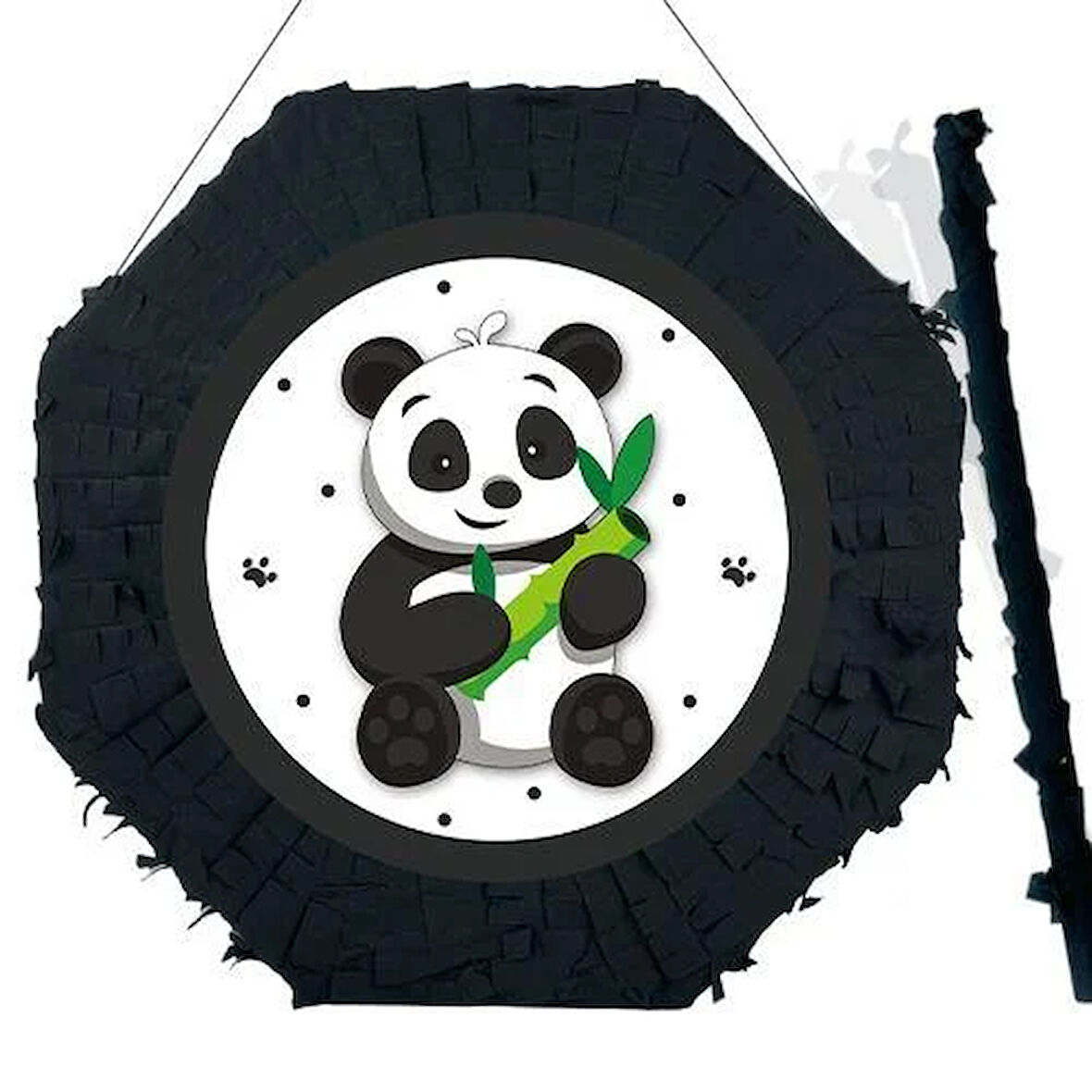 Panda Pinyata 42 cm + Sopası Doğum günü Eğlencesi-Parti Oyunu