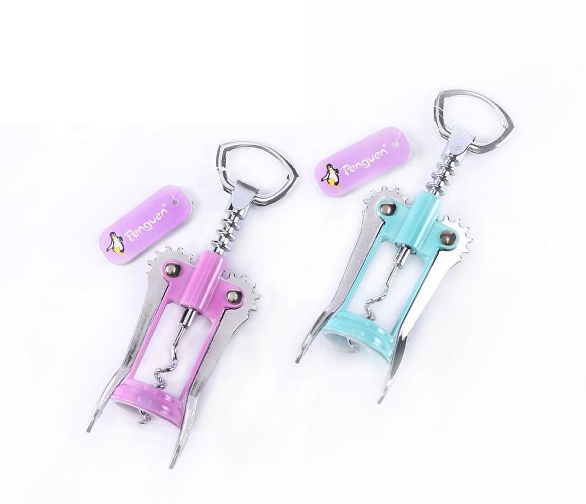 Penguen Tirbuşon Renkli Sap PNG-1590