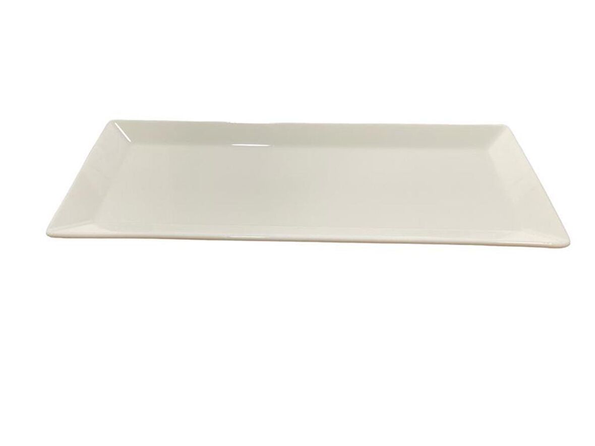 Güral Porselen 34cm Kayık Tabak Krem GBSMER34KY
