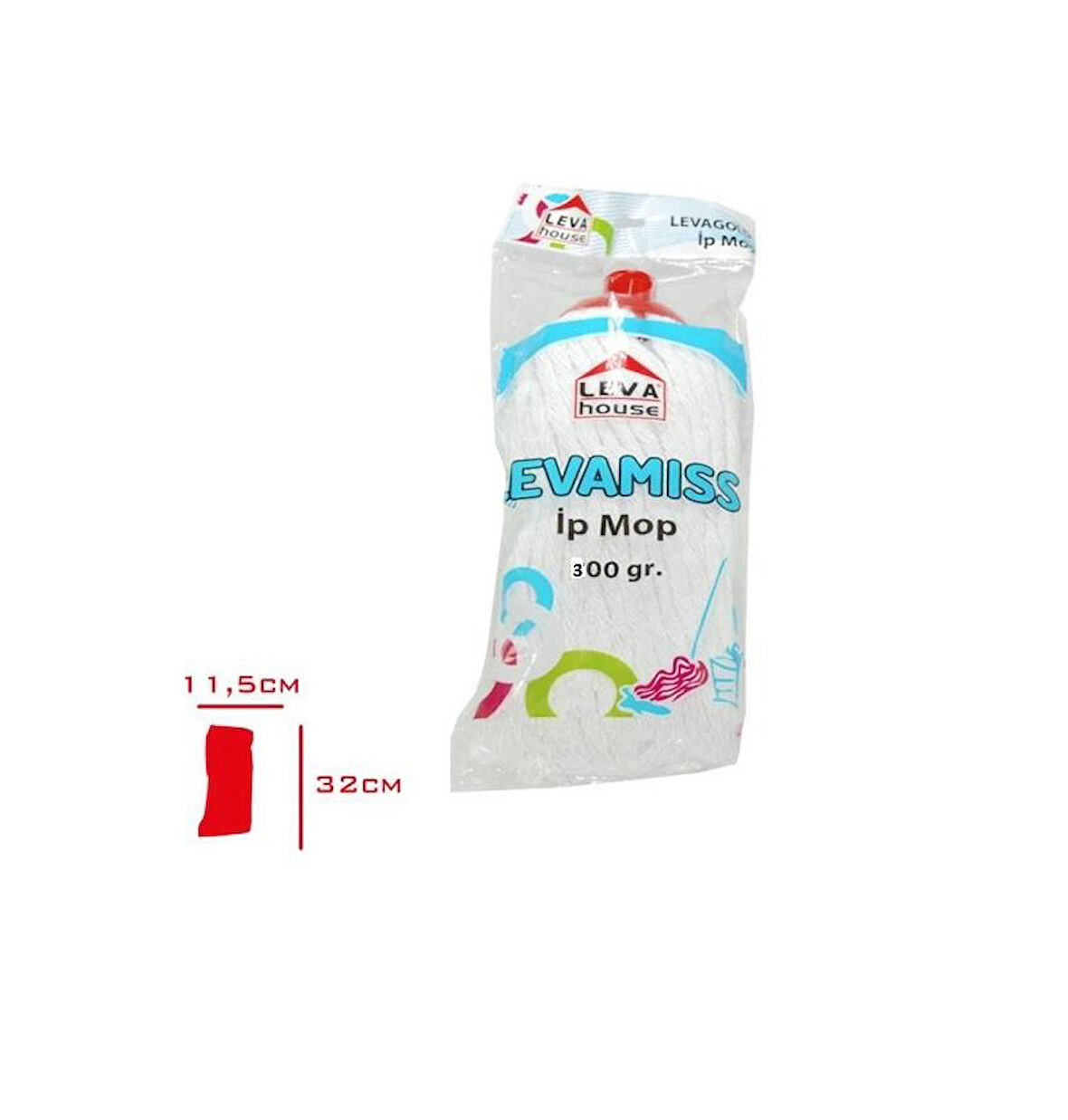 Leva İp Mop Pamuk 300gr L08686