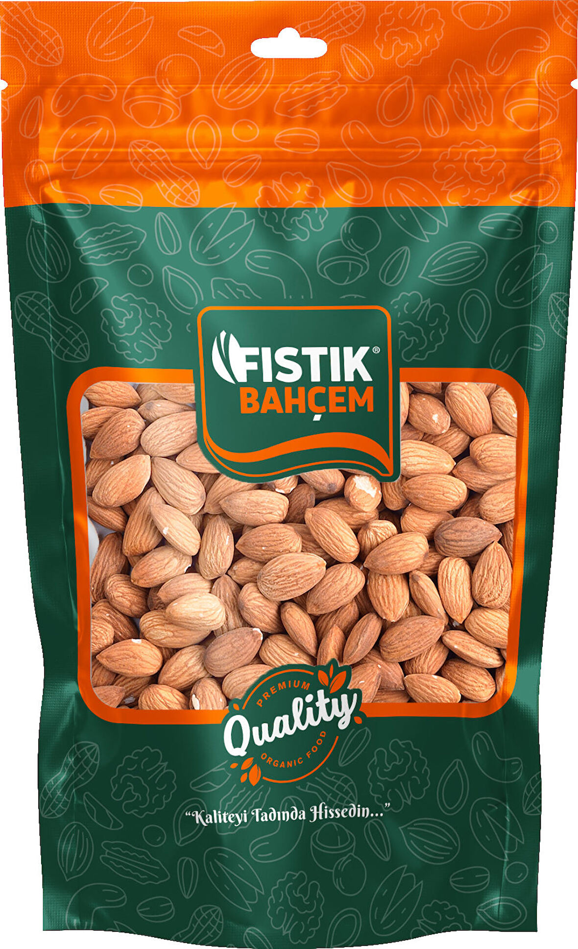 Fıstık Bahçem Badem İçi Çiğ İthal 1 Kg