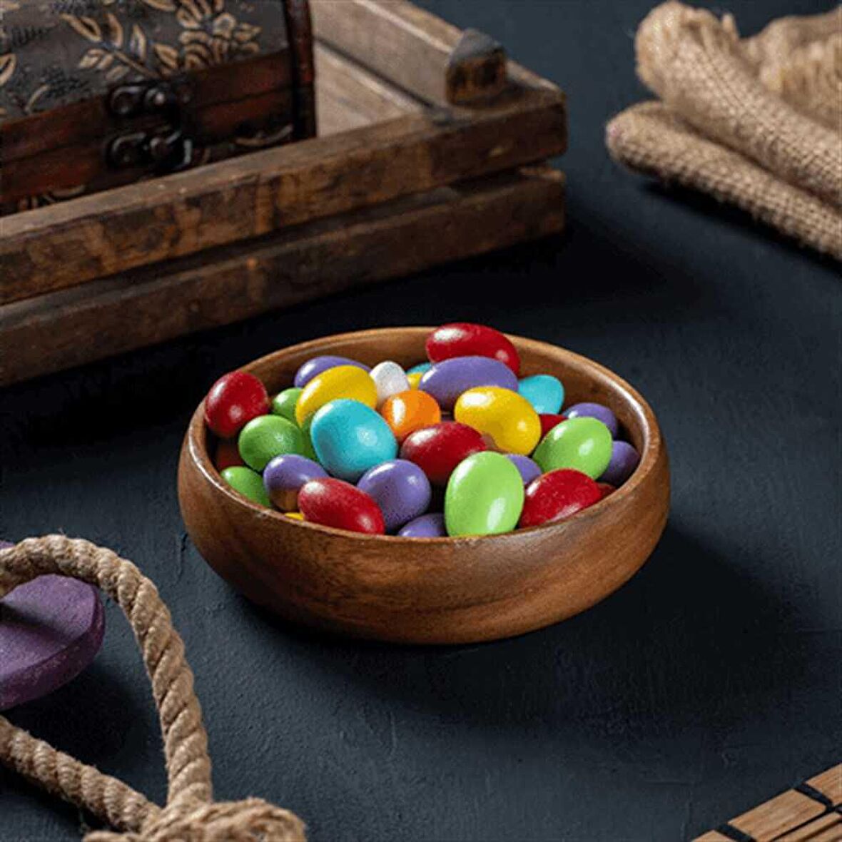 Badem Çikolatalı Renkli 1 Kg.