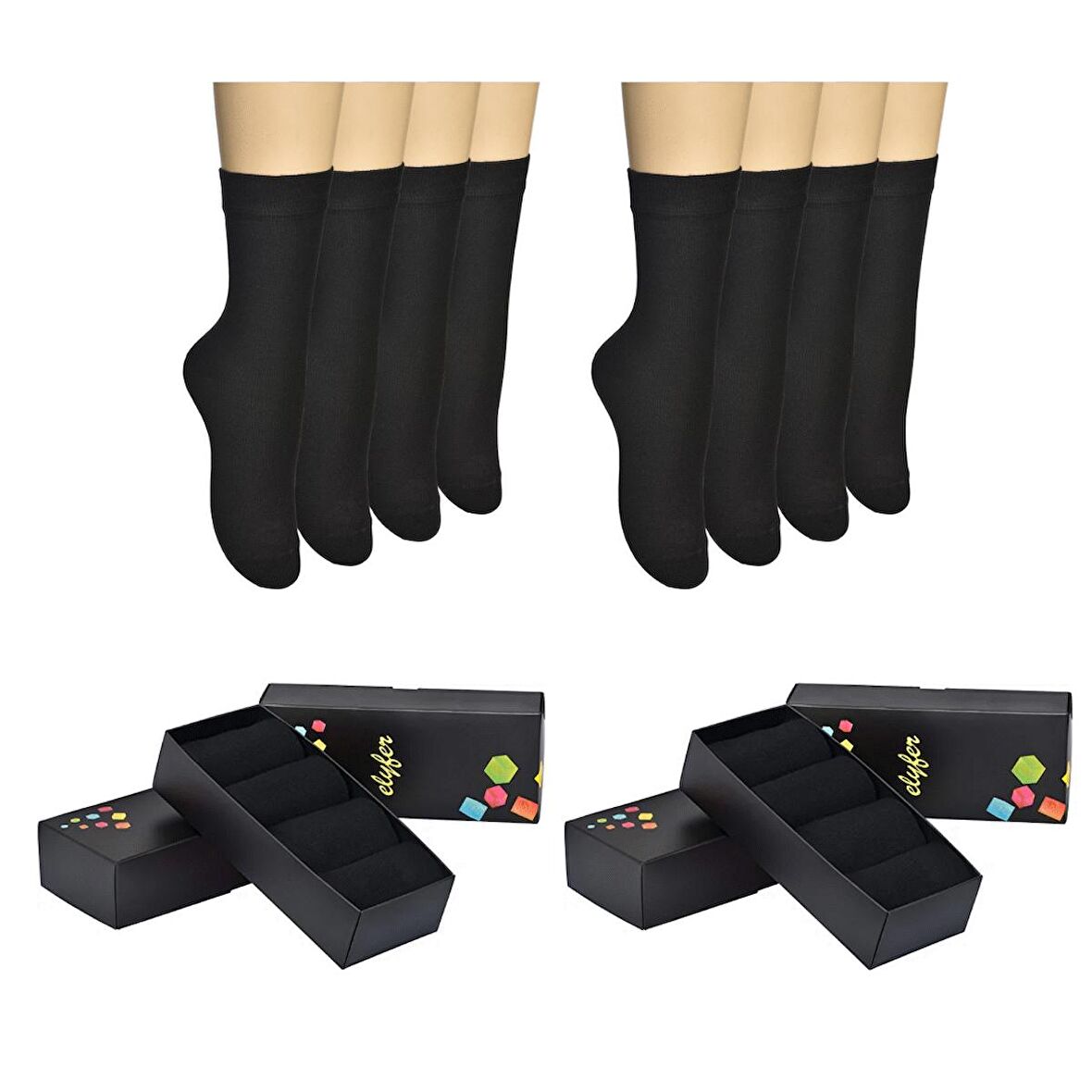 8 Çift Bambu Kadın Çorap Yumuşak Nefes Alan Terletmez Kaymaz Dayanıklı Bambu Çorap