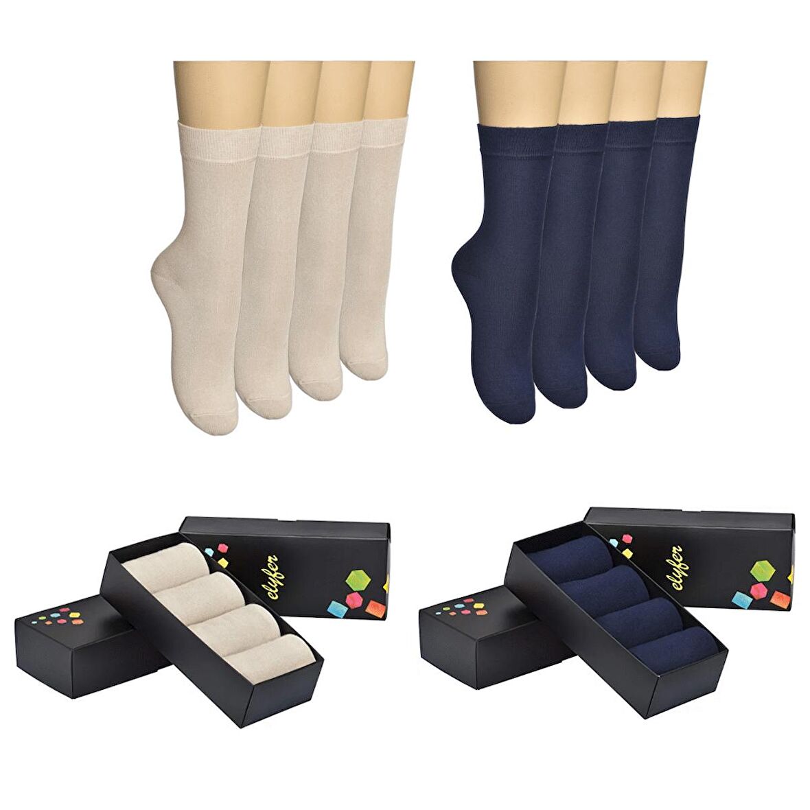 8 Çift Bambu Kadın Çorap Yumuşak Nefes Alan Terletmez Kaymaz Dayanıklı Bambu Çorap